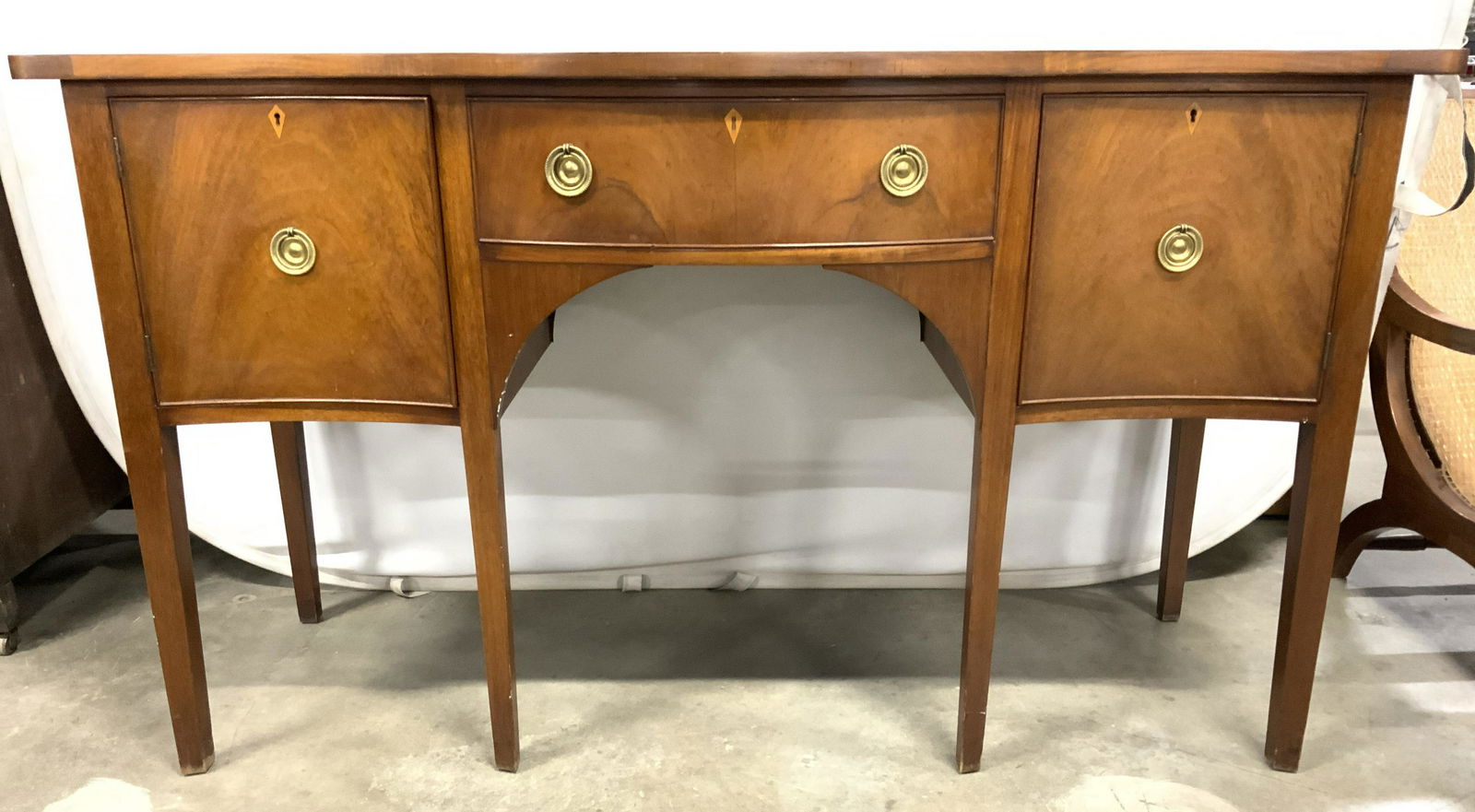 Vintage Mahogany Sideboard W Drawer & Cabinets (1 of 10)