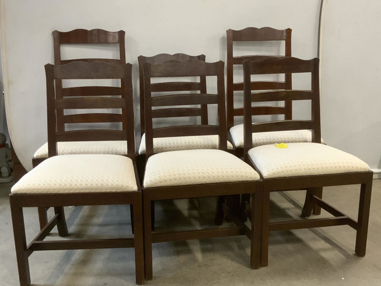 Set 6 ELDRED WHEELER Upholstered Dining Chairs (1 of 17)