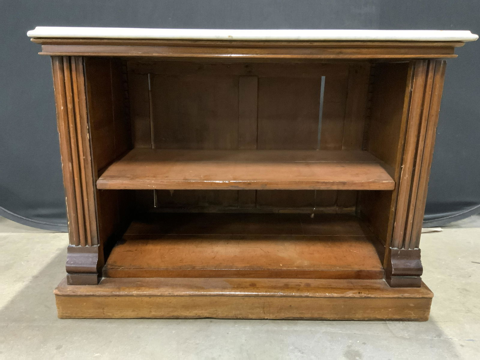 C WILSON Marble Top Wood Bookshelf (1 of 10)
