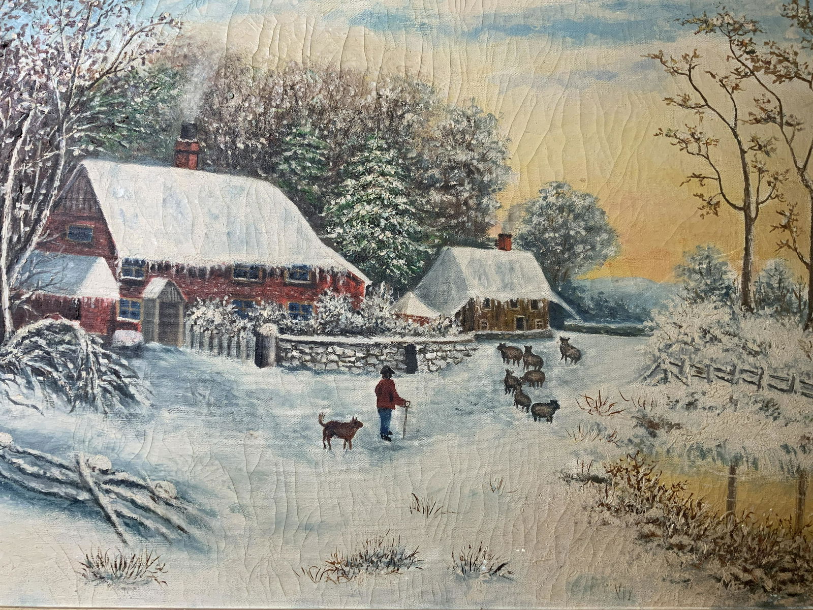 LOUIS WILLIAM BONSIB Signed Oil on Canvas (1 of 10)