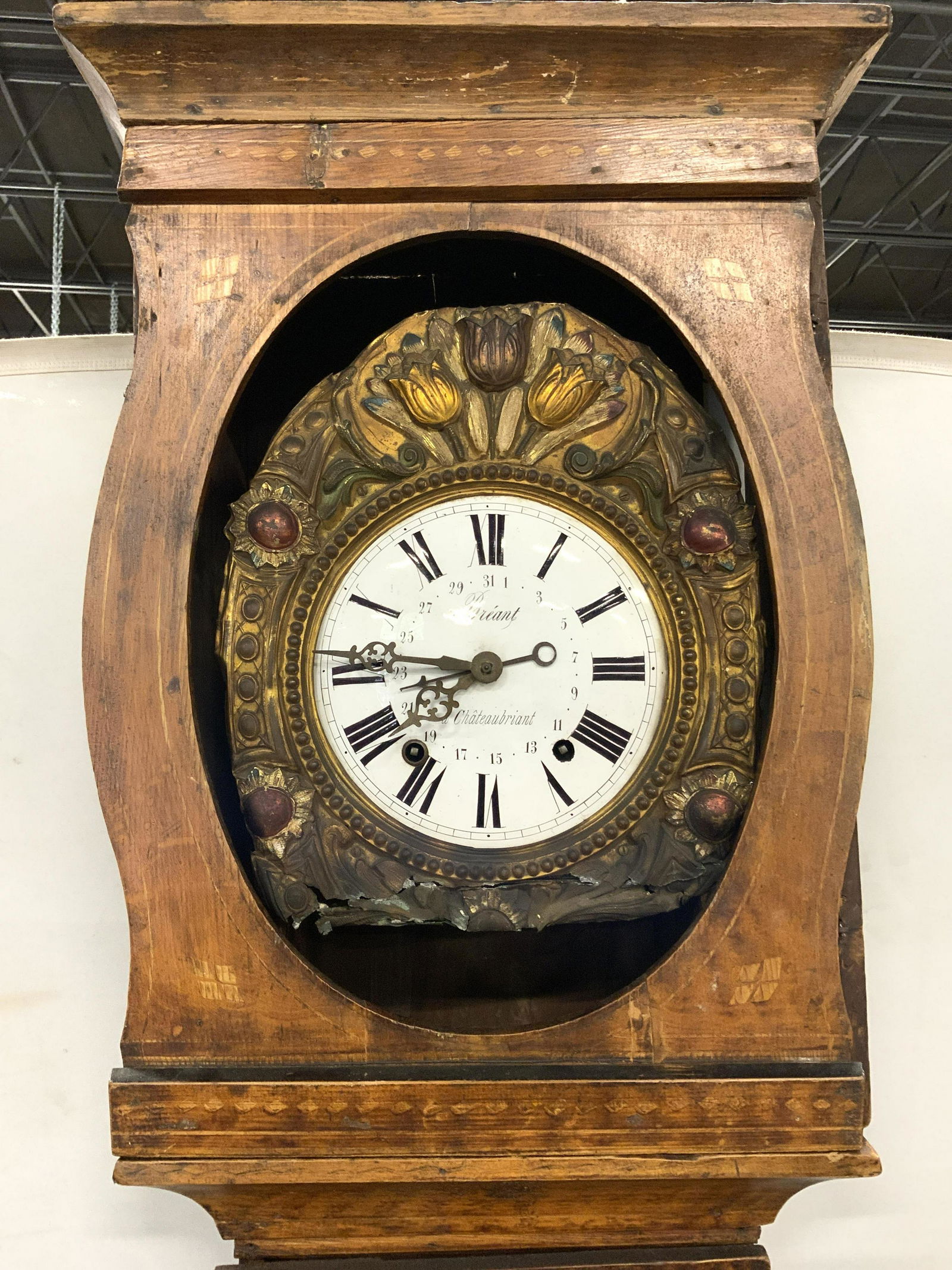 Signed BRIANT 18th Century French Grandfather Clk (1 of 14)