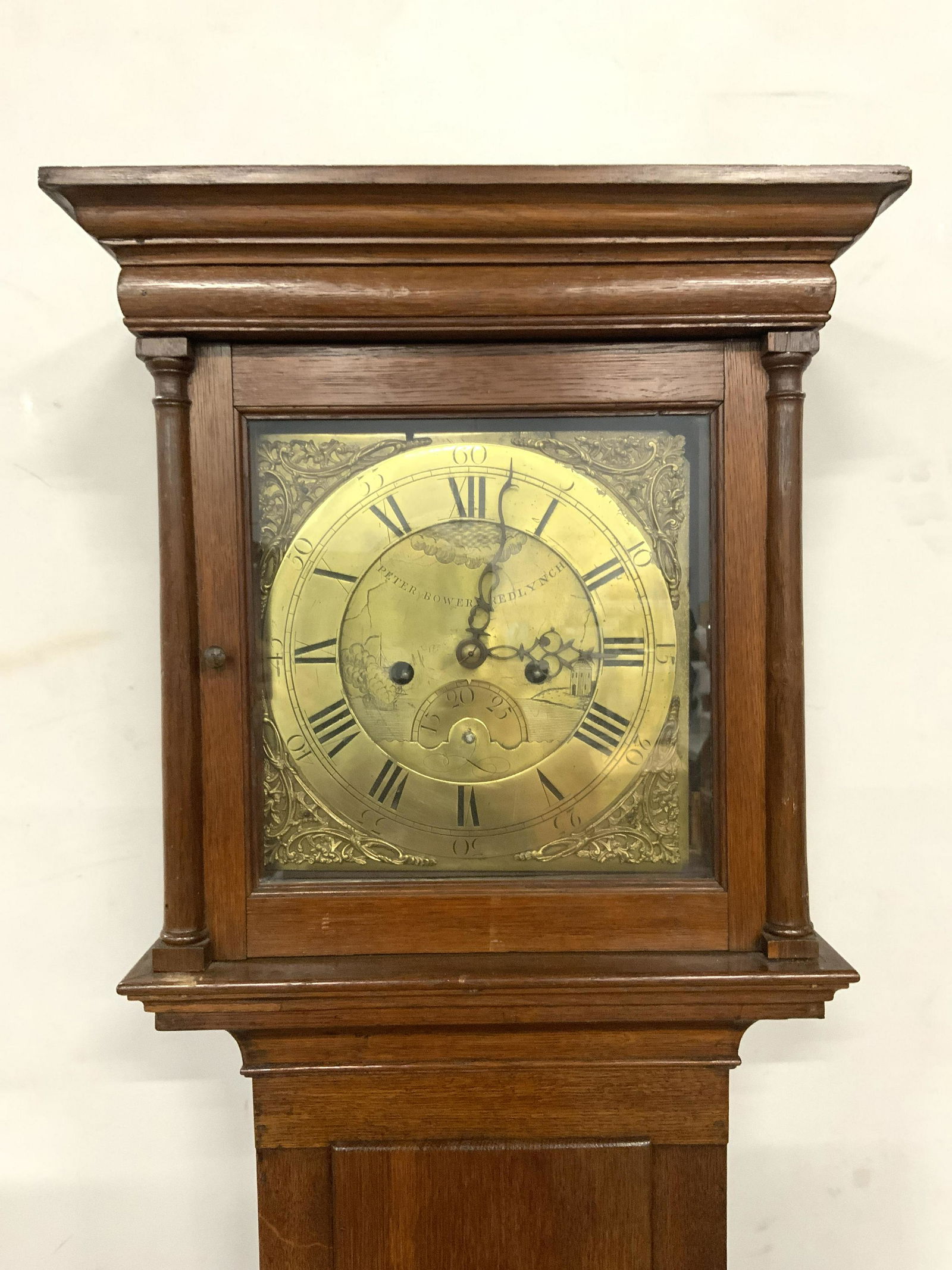Signed PETER BOWER Antq 18th C Eng Tallcase Clock (1 of 13)