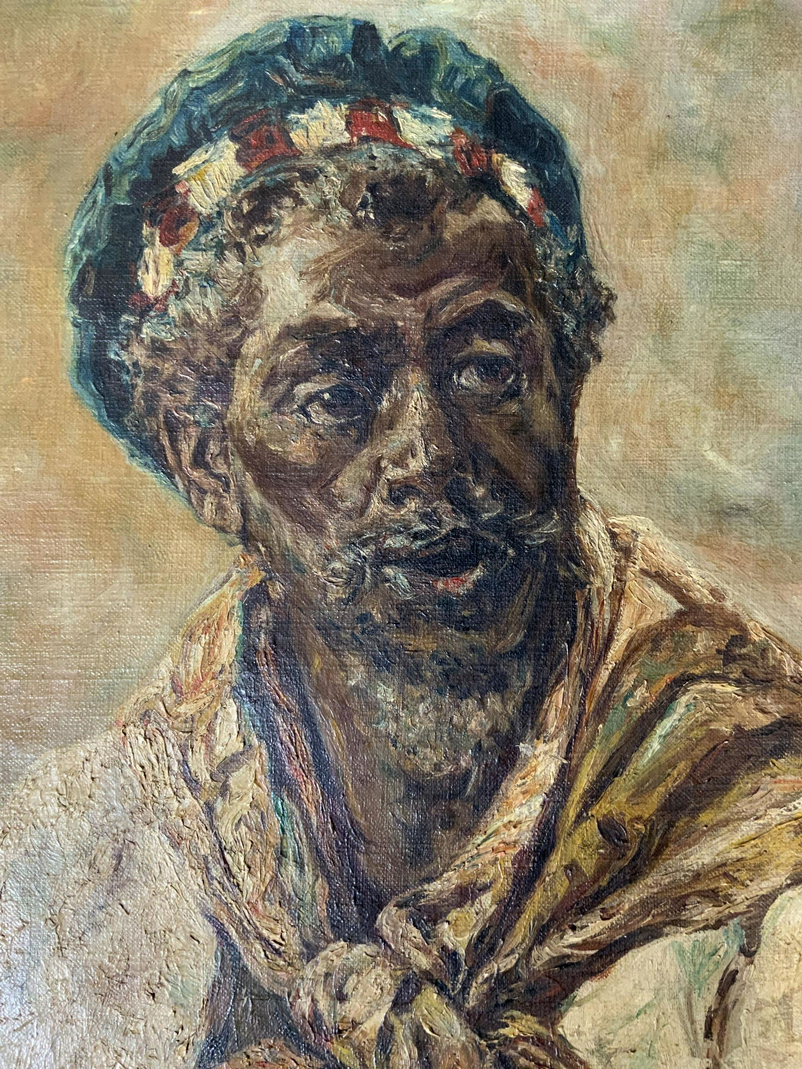 Antique Signed Oil on Canvas, Male Portraiture (1 of 10)