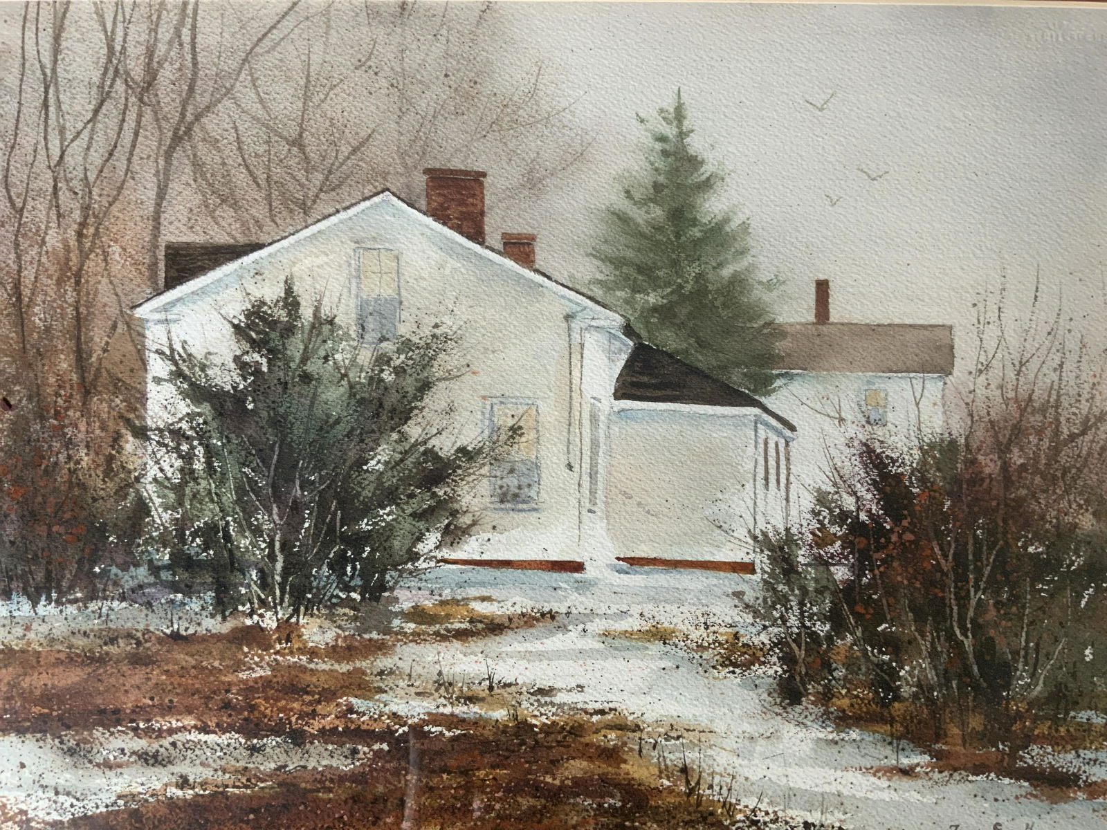 FRAN SCULLY Signed Watercolor Painting (1 of 10)