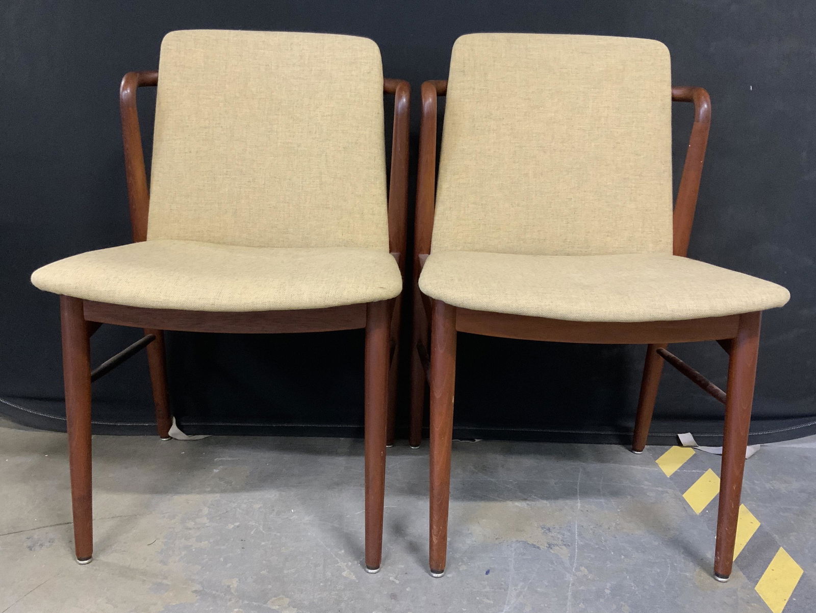 Pair Vintage Danish MCM Chairs (1 of 12)