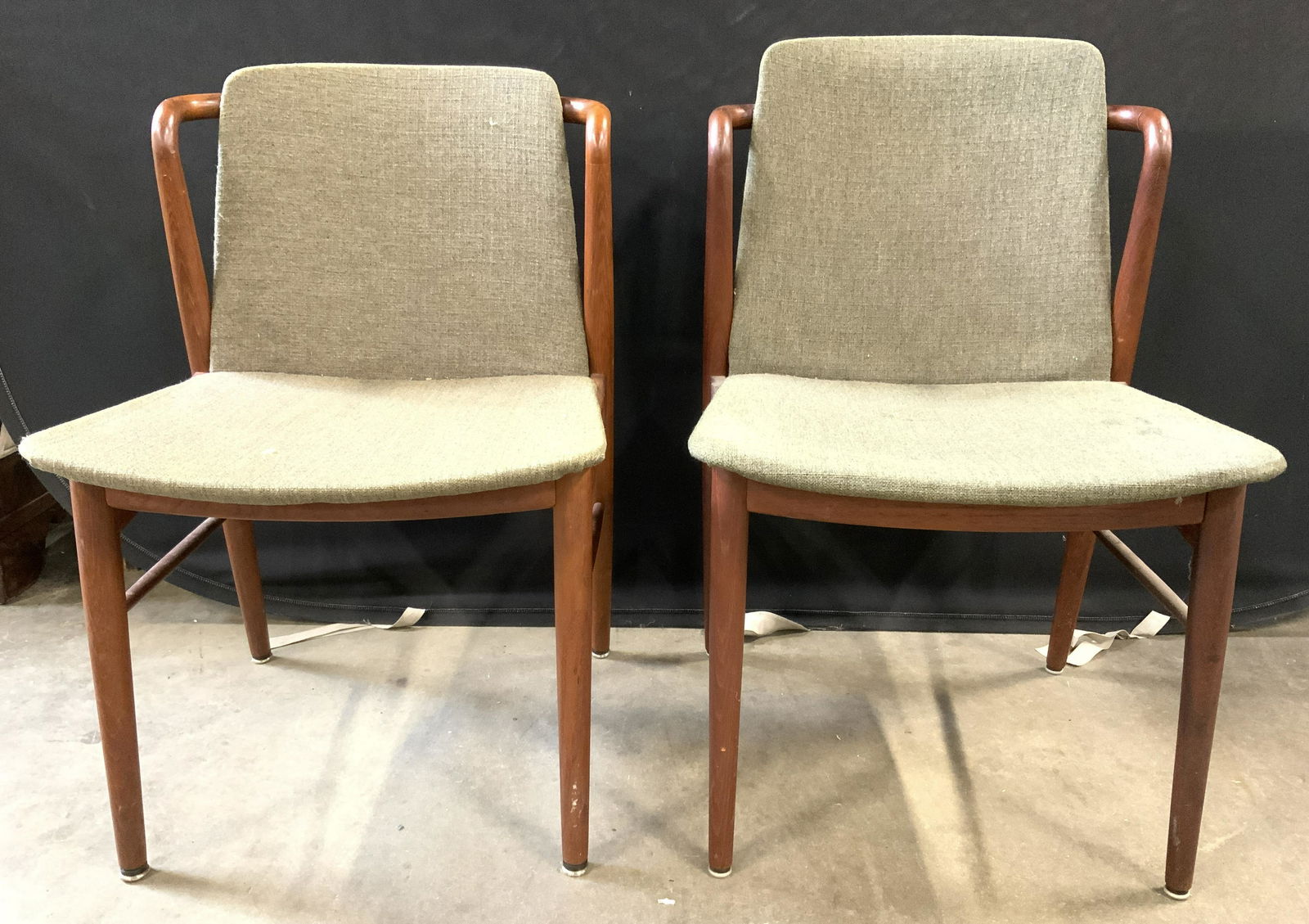 Pair Vintage Danish MCM Side Chairs (1 of 10)