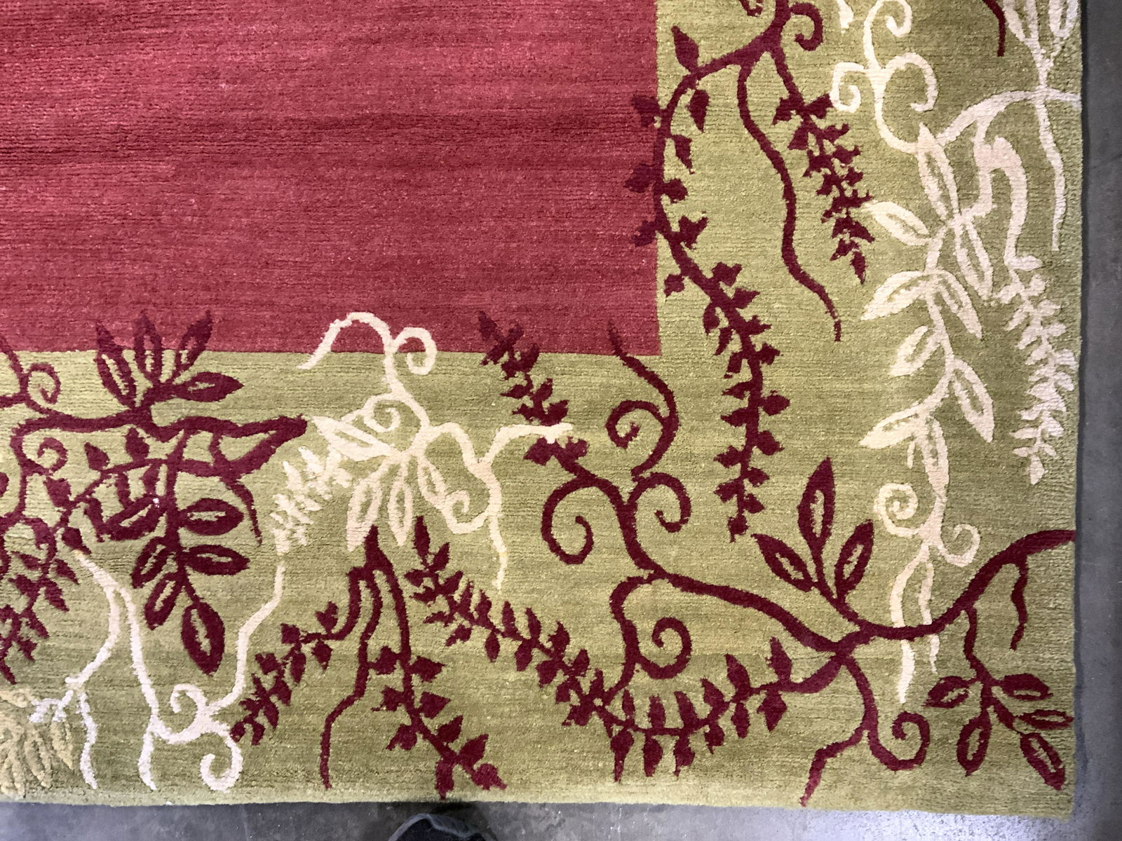 Vintage Handmade Oversized Wool Rug (1 of 9)