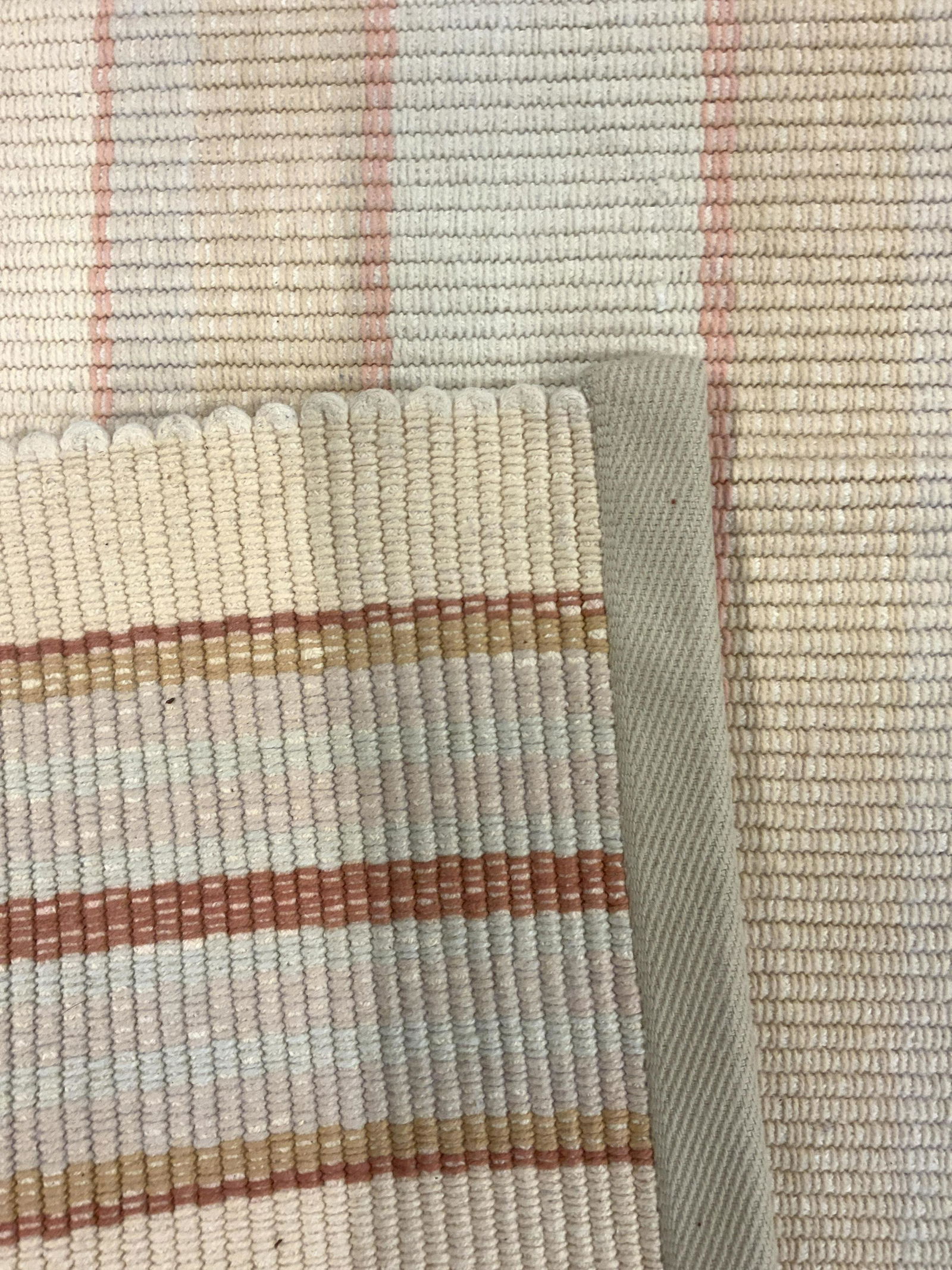 Elizabeth Eakins Striped Room Size Wool Rug (1 of 9)