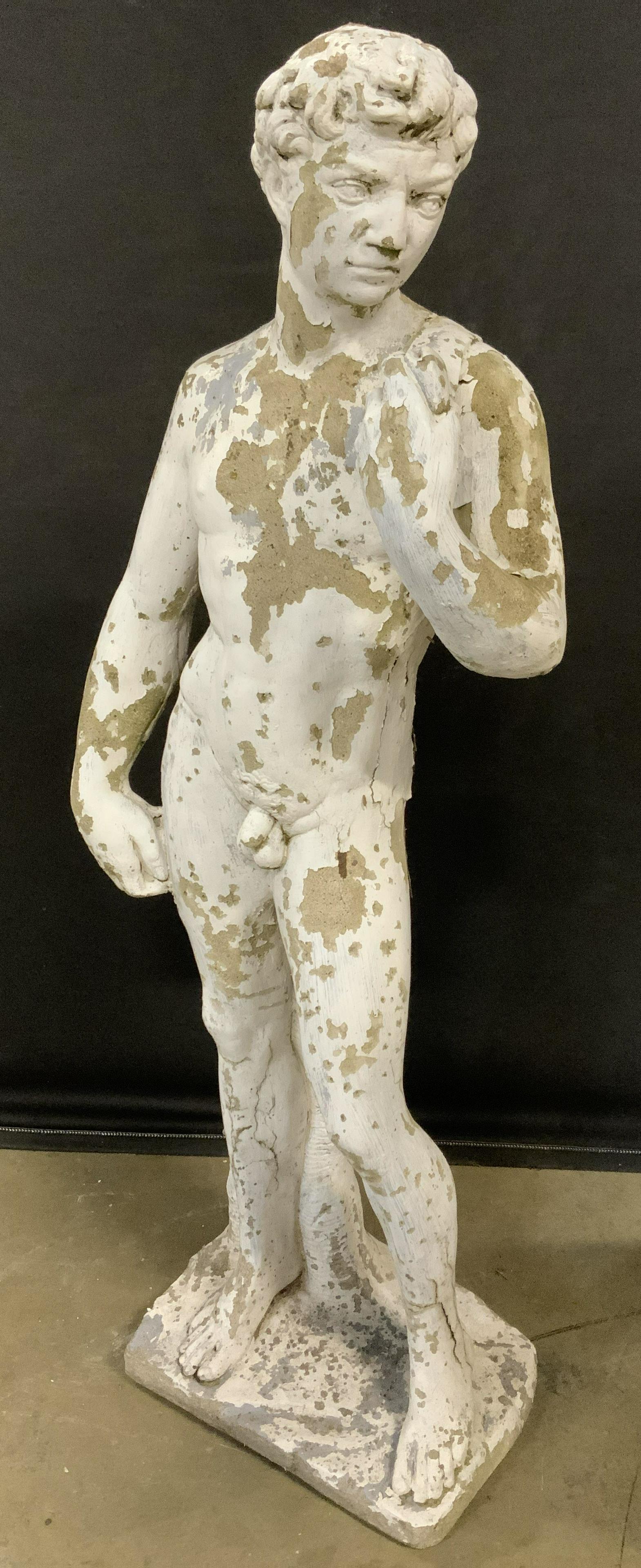 Cast Concrete David Garden Sculpture (1 of 18)