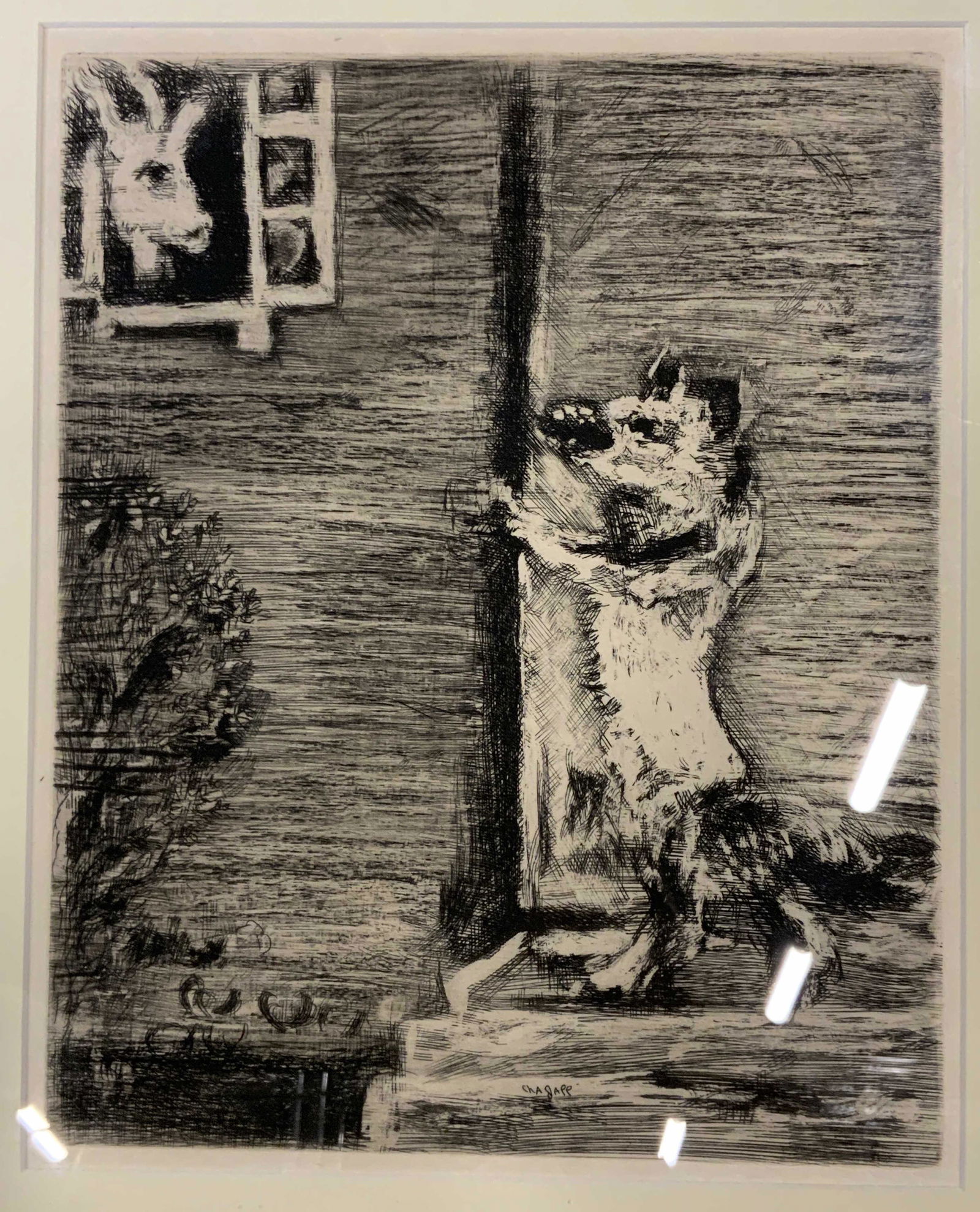 MARC CHAGALL Fox & Goat Etching (1 of 7)