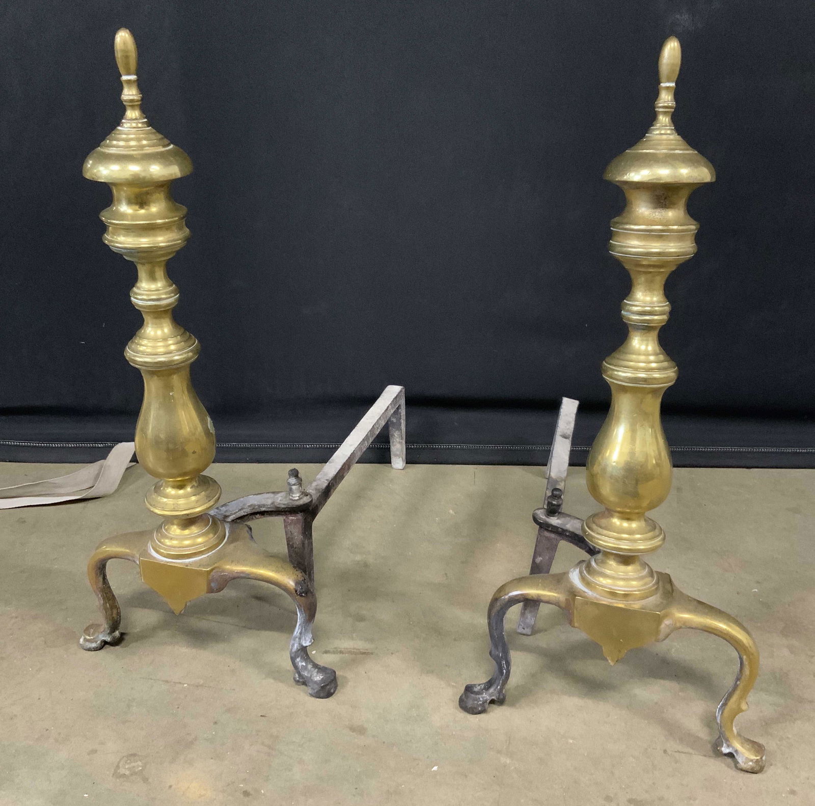 Pair Vintage Fireplace Andirons (1 of 10)