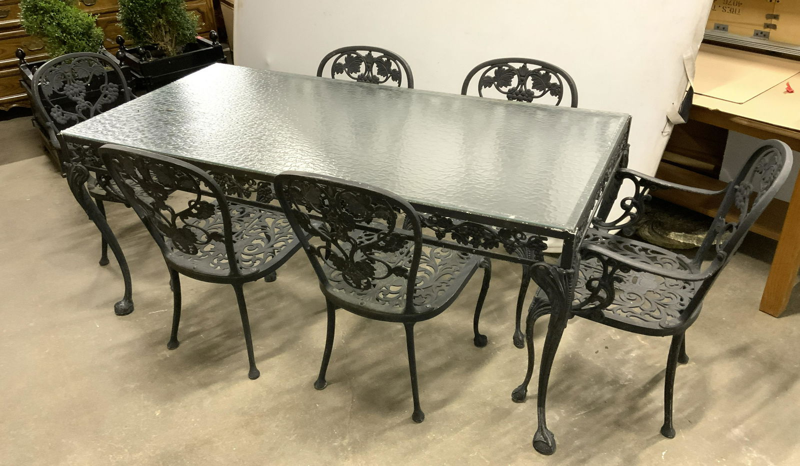 Set 7 SALTERINI Style Patio Furniture Set (1 of 17)