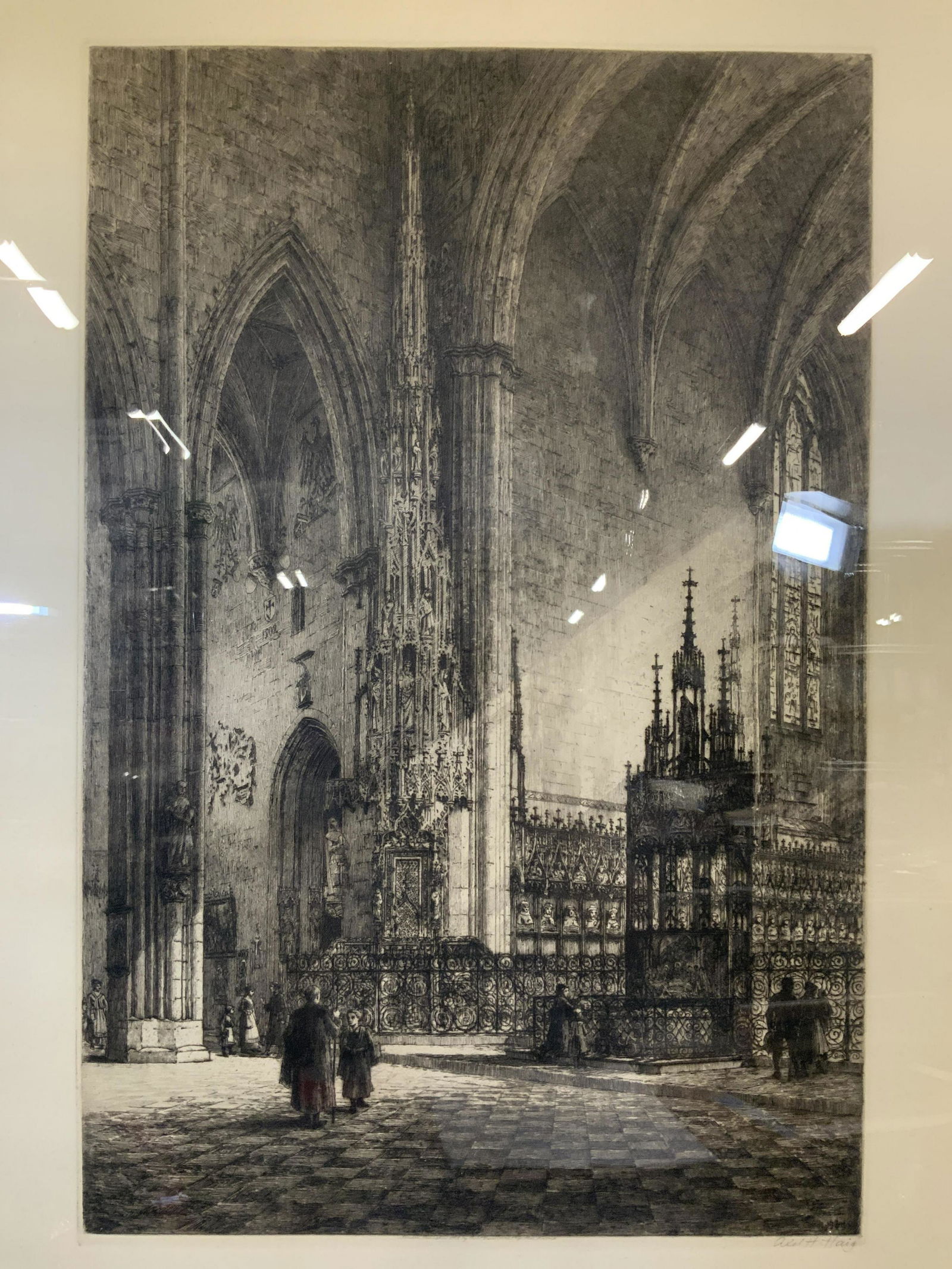 AXEL H. HAIG Signed Etching 1902 (1 of 10)