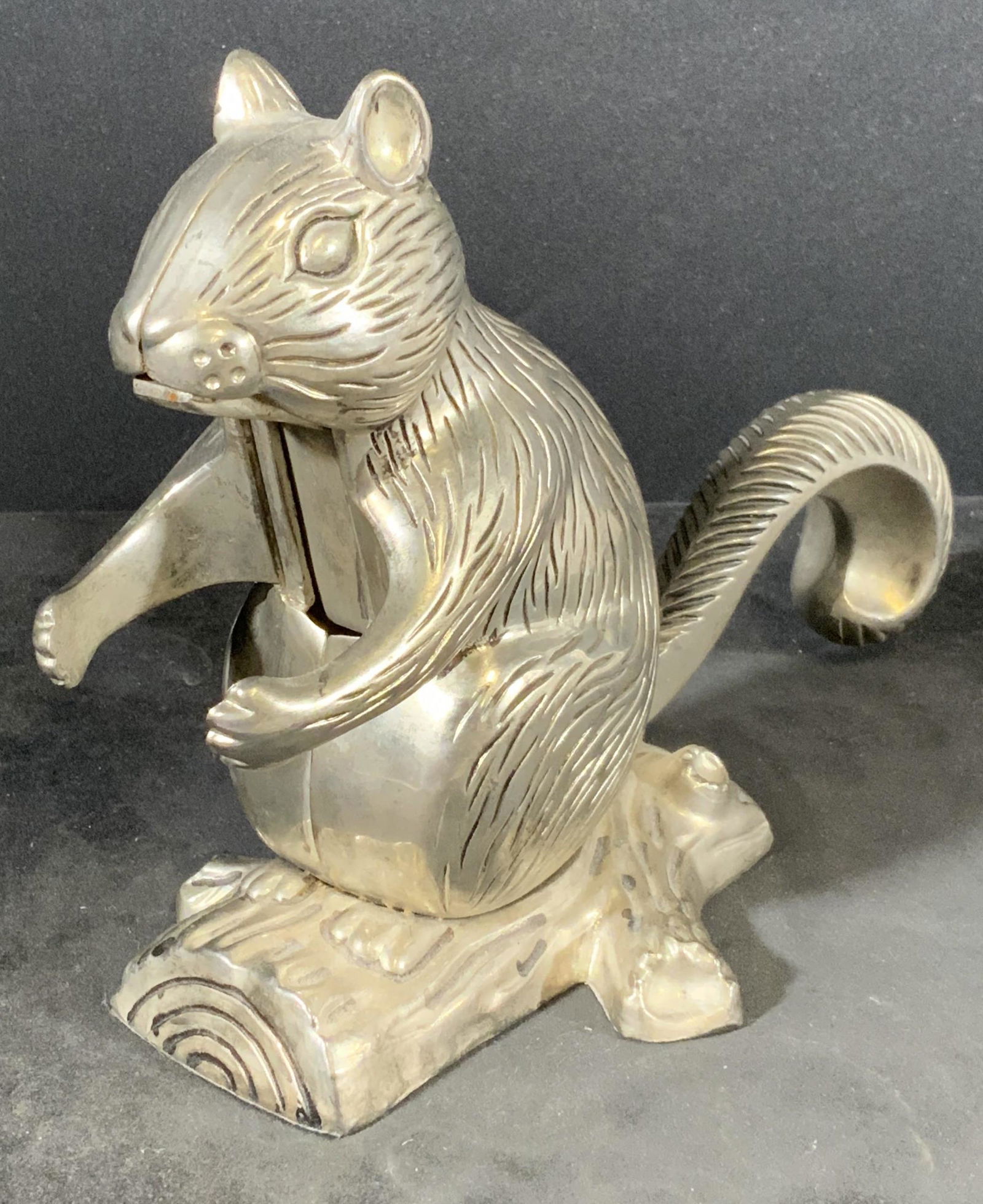 Vintage GODONGER Metal Squirrel Nutcracker (1 of 10)