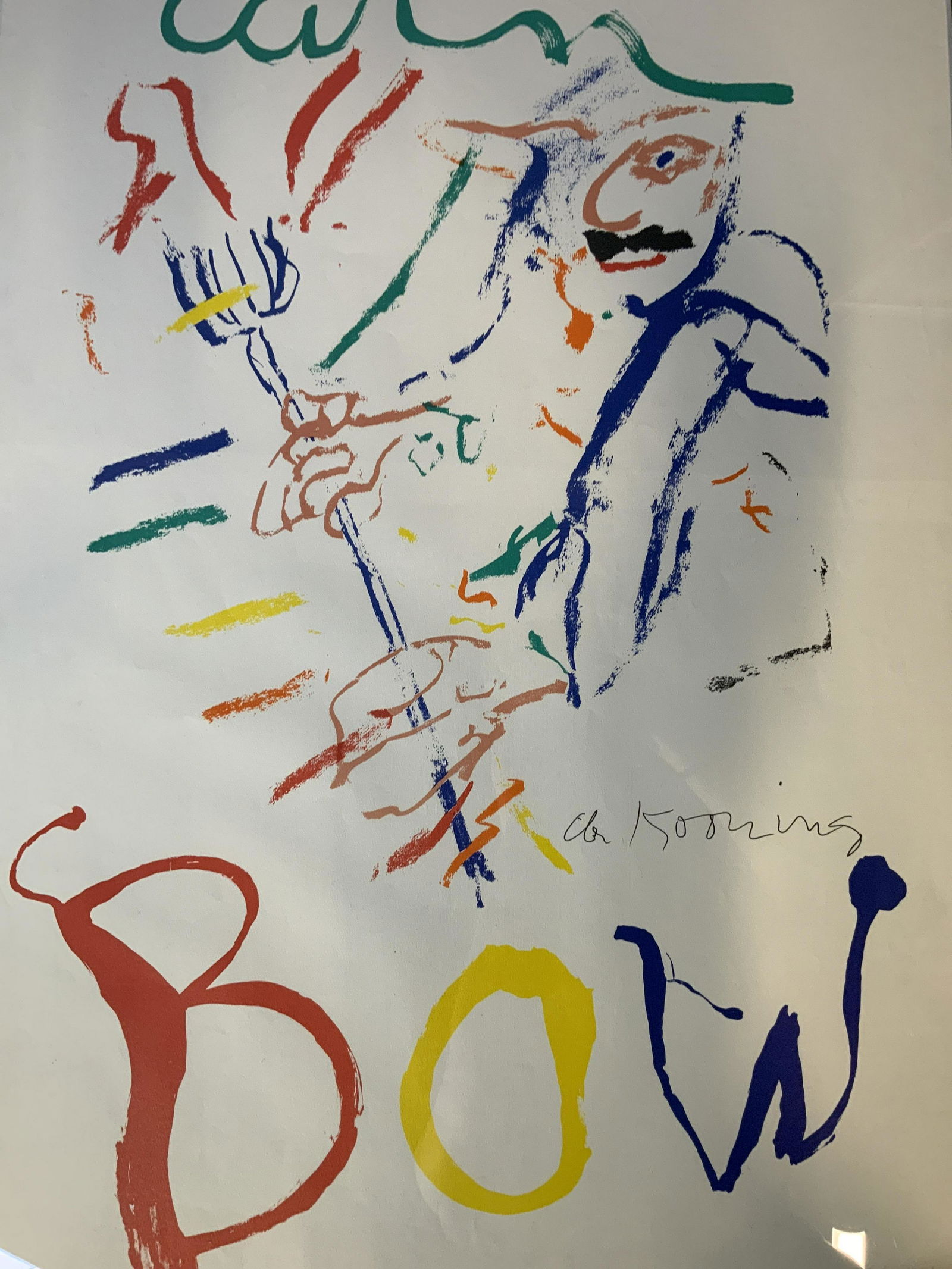 WILLEM DE KOONING Thelonius Monk Lithograph (1 of 10)