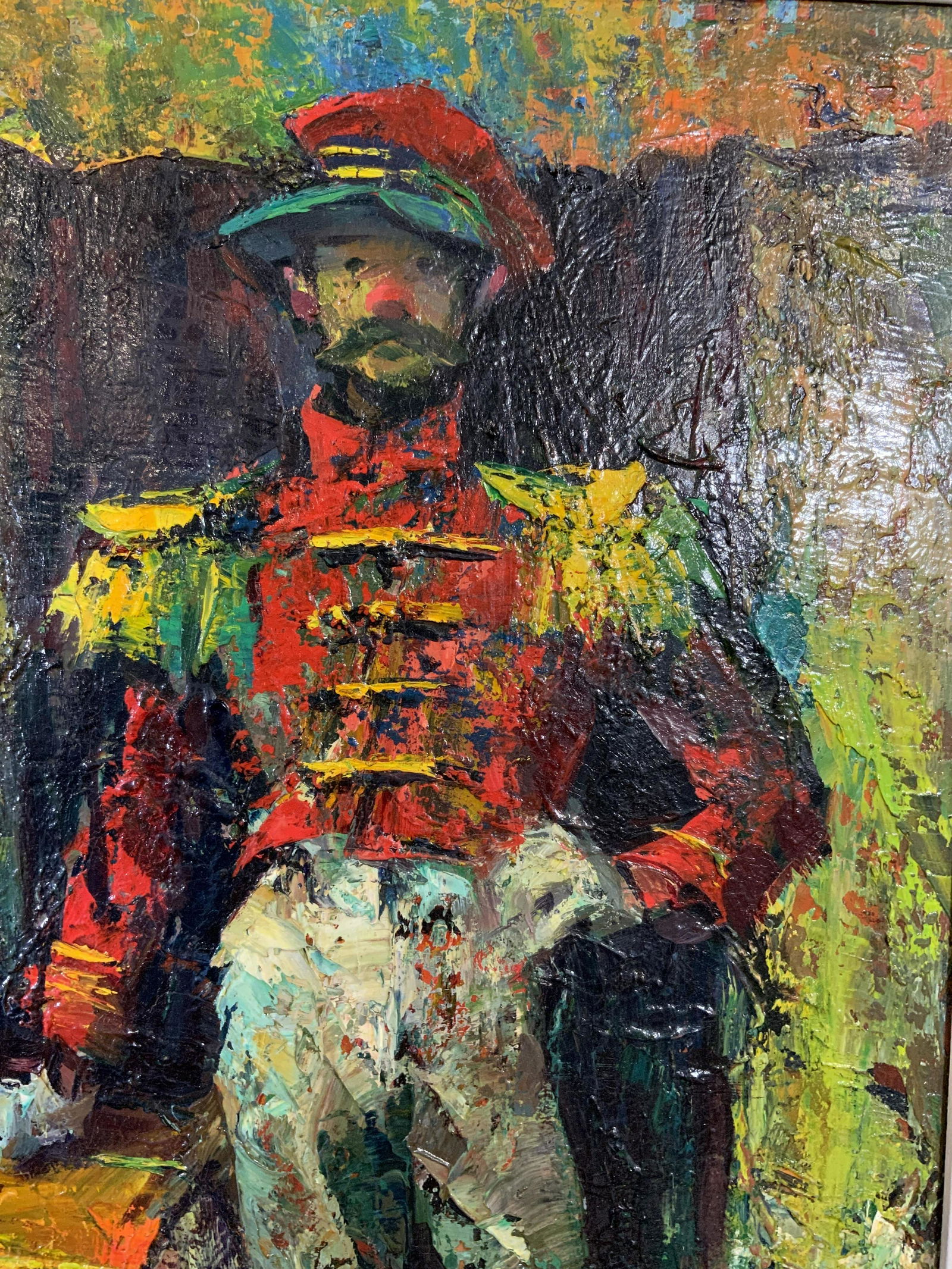 ROSE Signed Oil on Panel, Drummer (1 of 12)