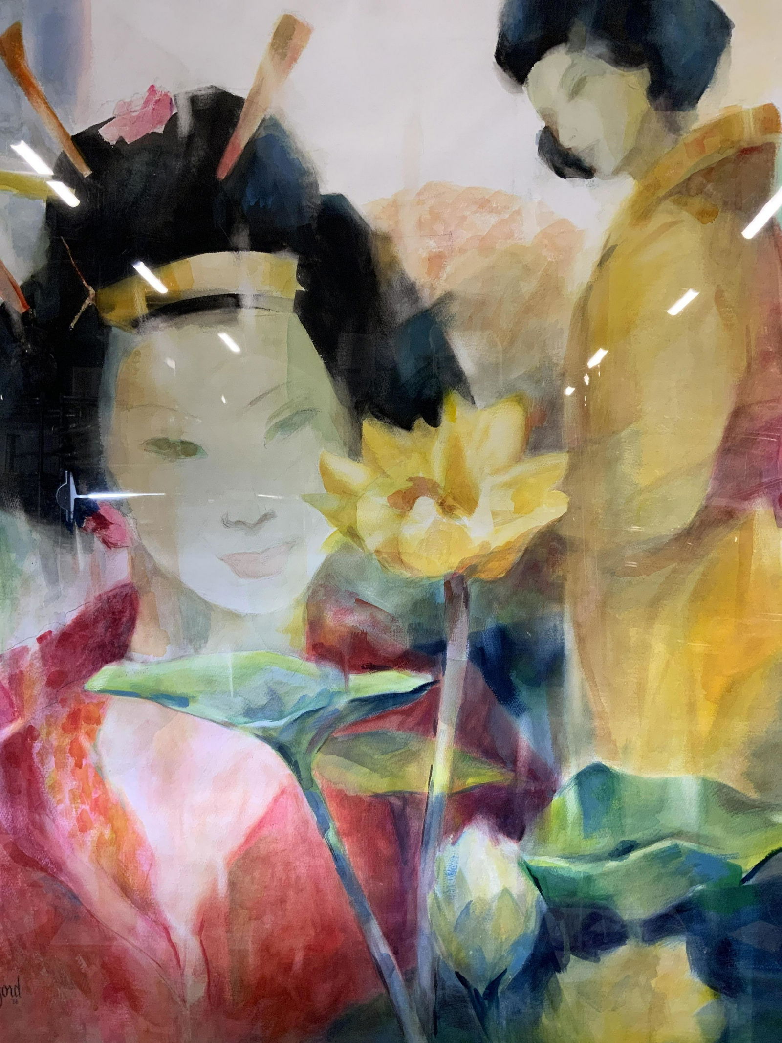 JIM FORD Signed Watercolor 1986 (1 of 13)