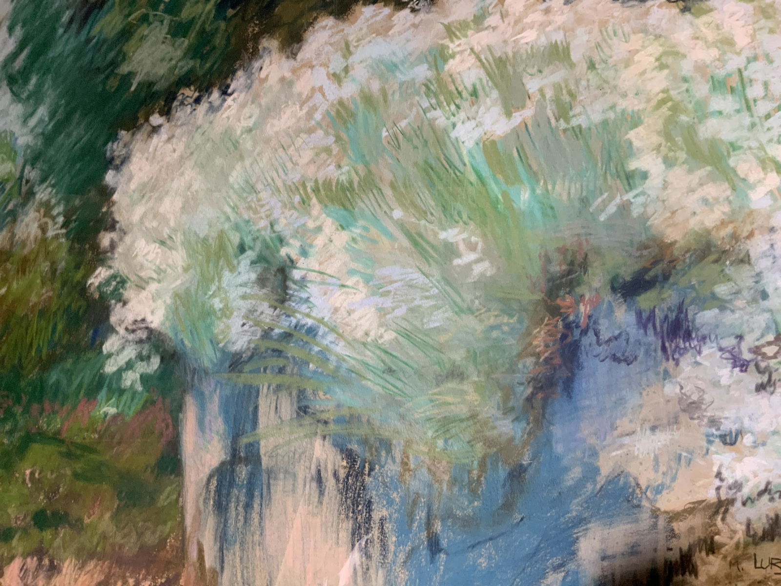 MARILYN LURIO Signed Pastel Drawing (1 of 10)