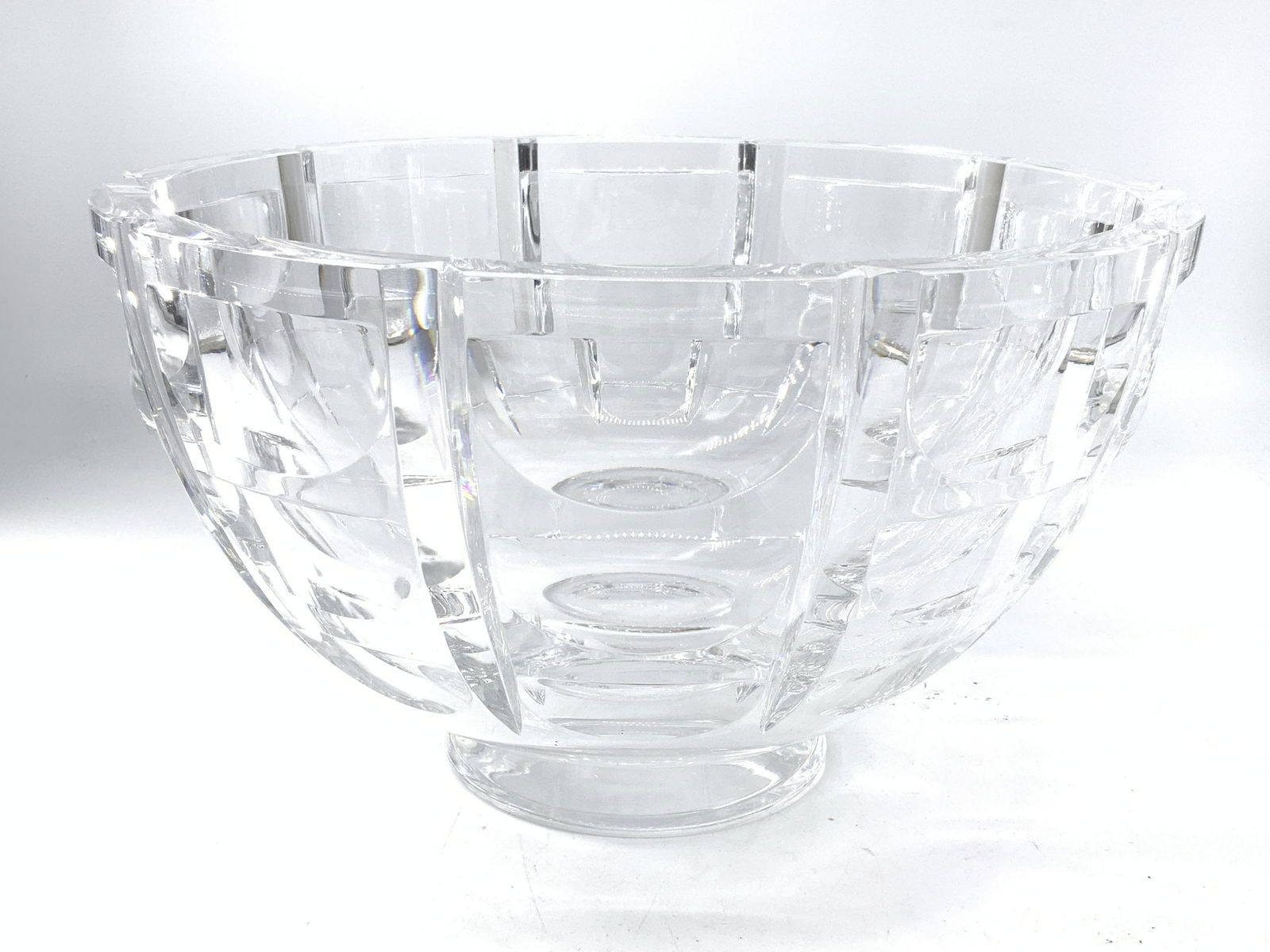 ORREFORS CRYSTAL Centerpiece Bowl Vessel (1 of 10)