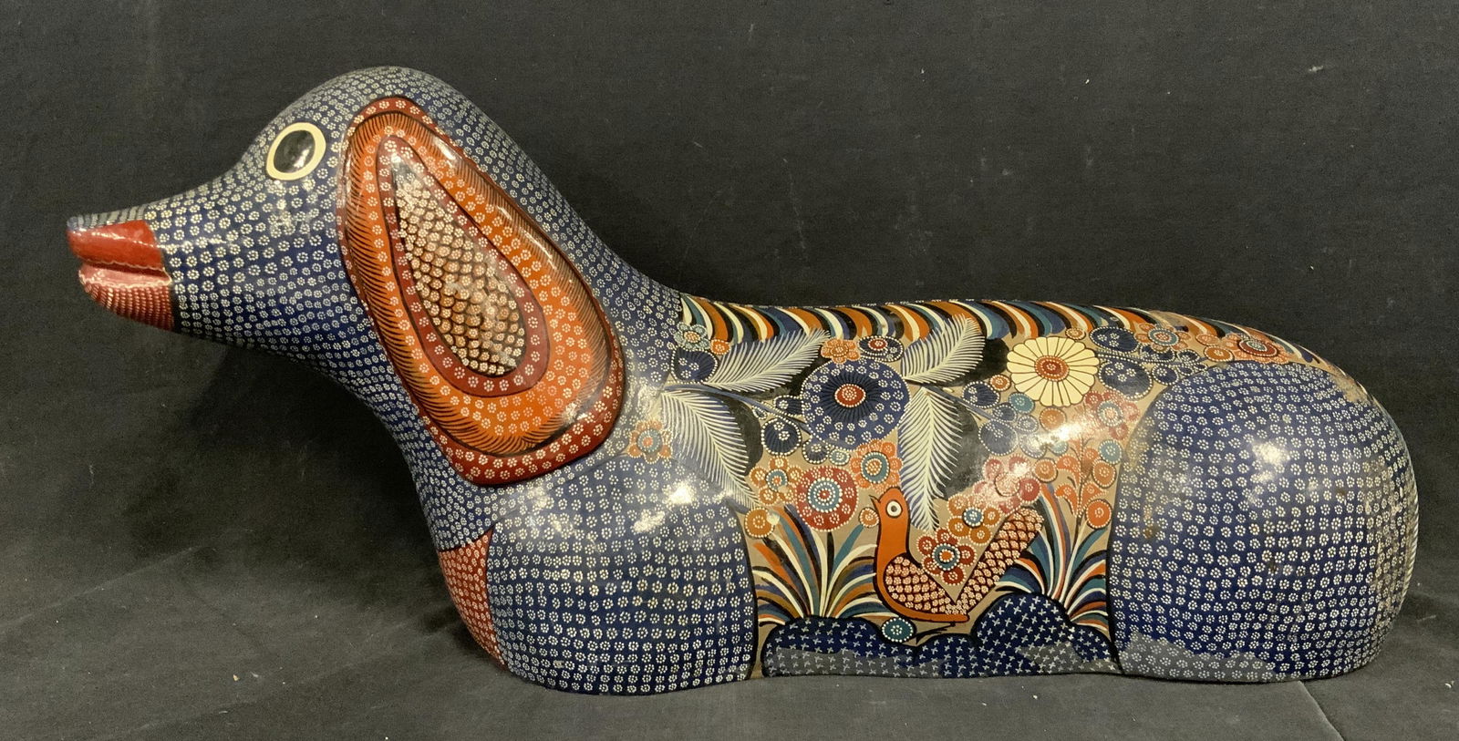 Painted Ceramic Dog Artwork (1 of 11)