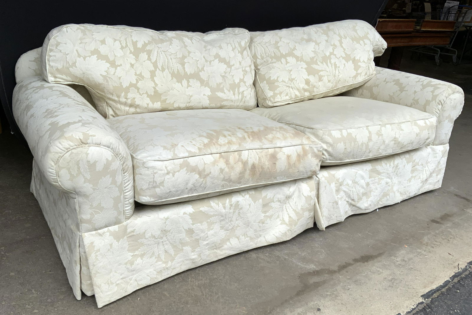 MACYS MODERN CONCEPTS Vintage Skirted Sofa (1 of 10)