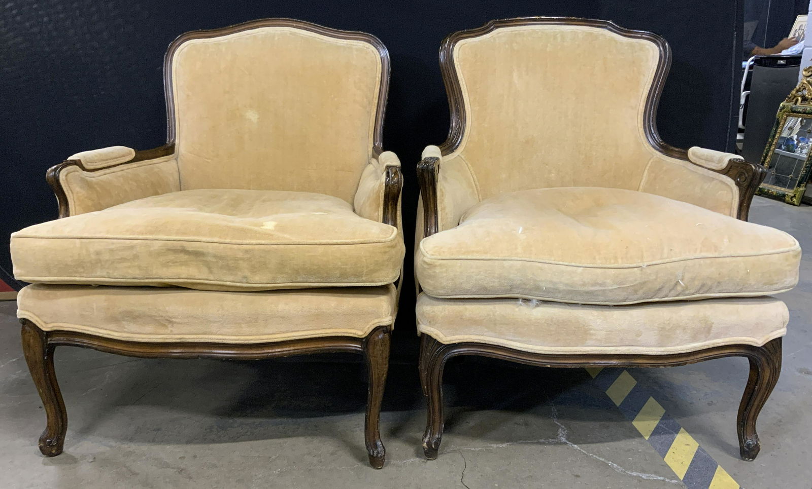 Lot 2 Vintage BLOOMINGDALES Armchairs (1 of 15)