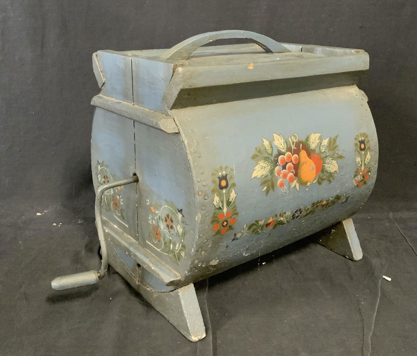 Antique Hand Painted Folk Art Butter Churn (1 of 12)