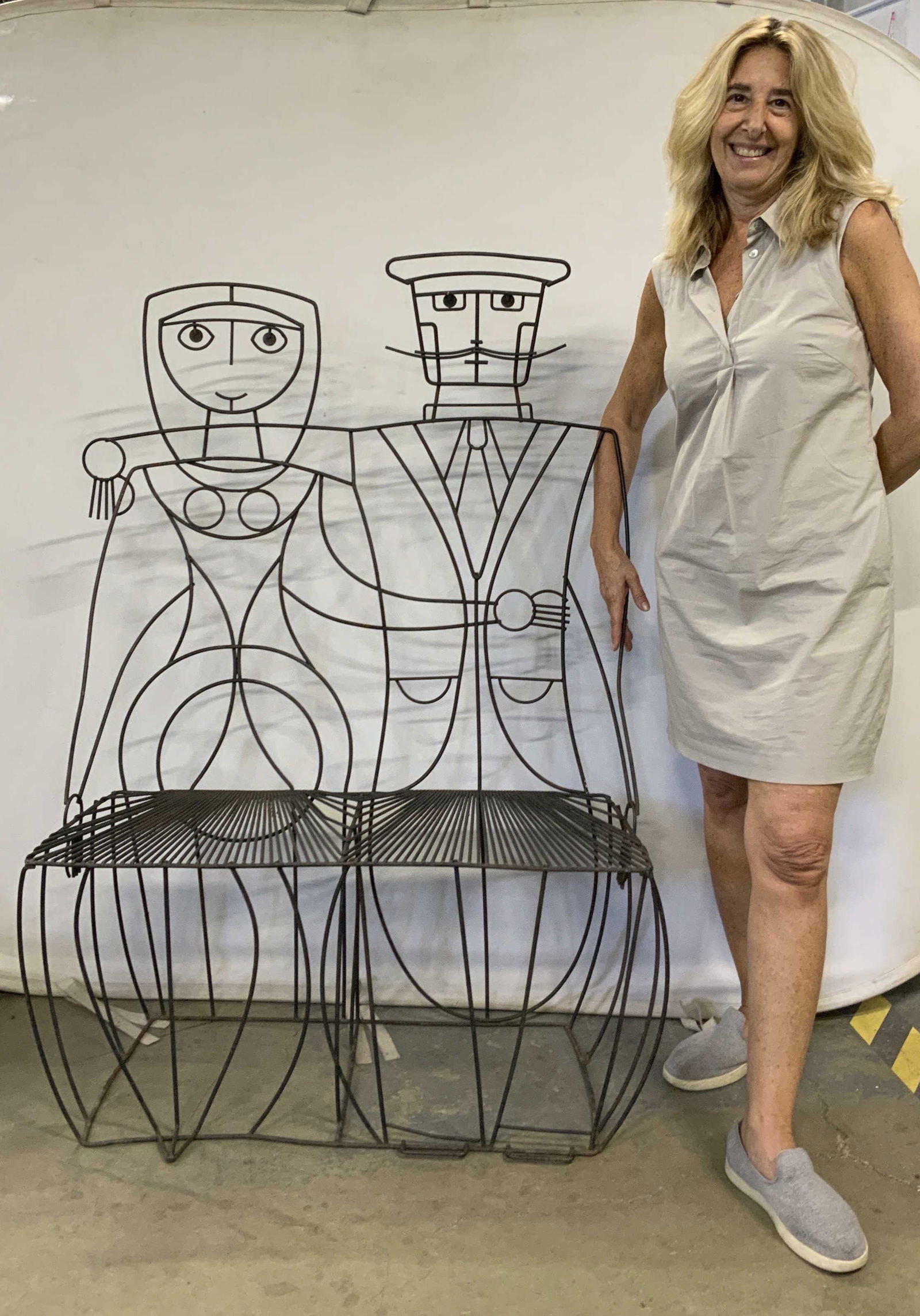 JOHN RISLEY WOMAN AND MAN MCM Steel Bench (1 of 20)