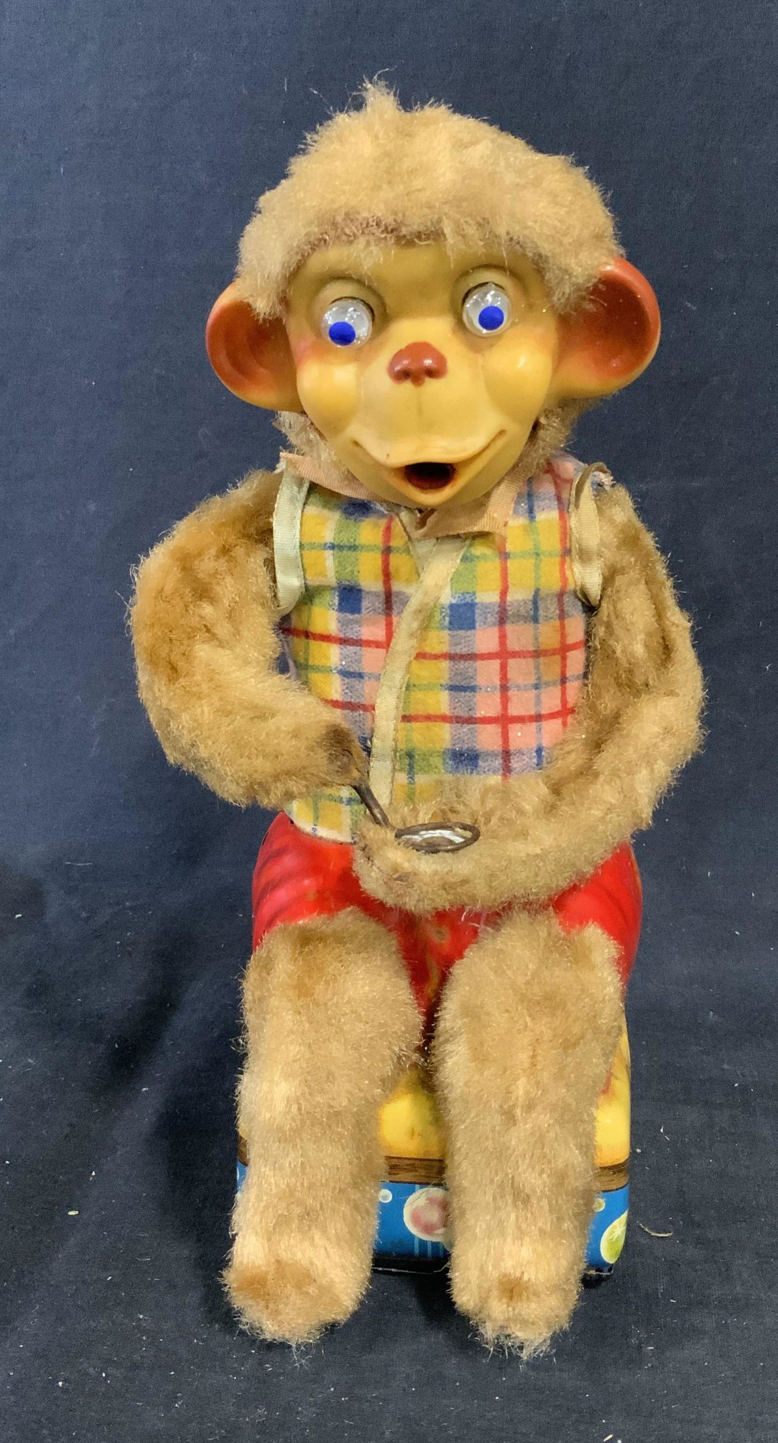 1950S Japan Tin Monkey Blowing Bubbles (1 of 11)