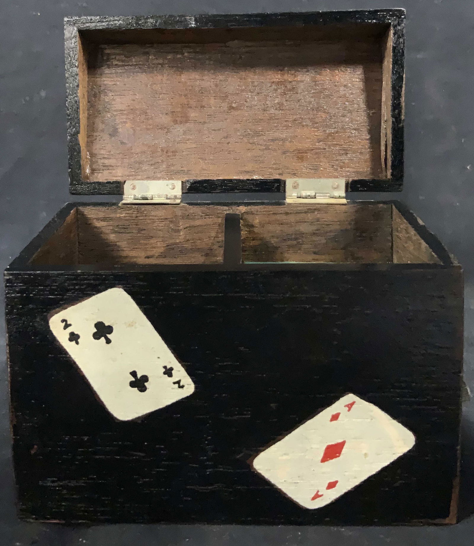 Handcrafted Black Music Box for Cards (1 of 10)