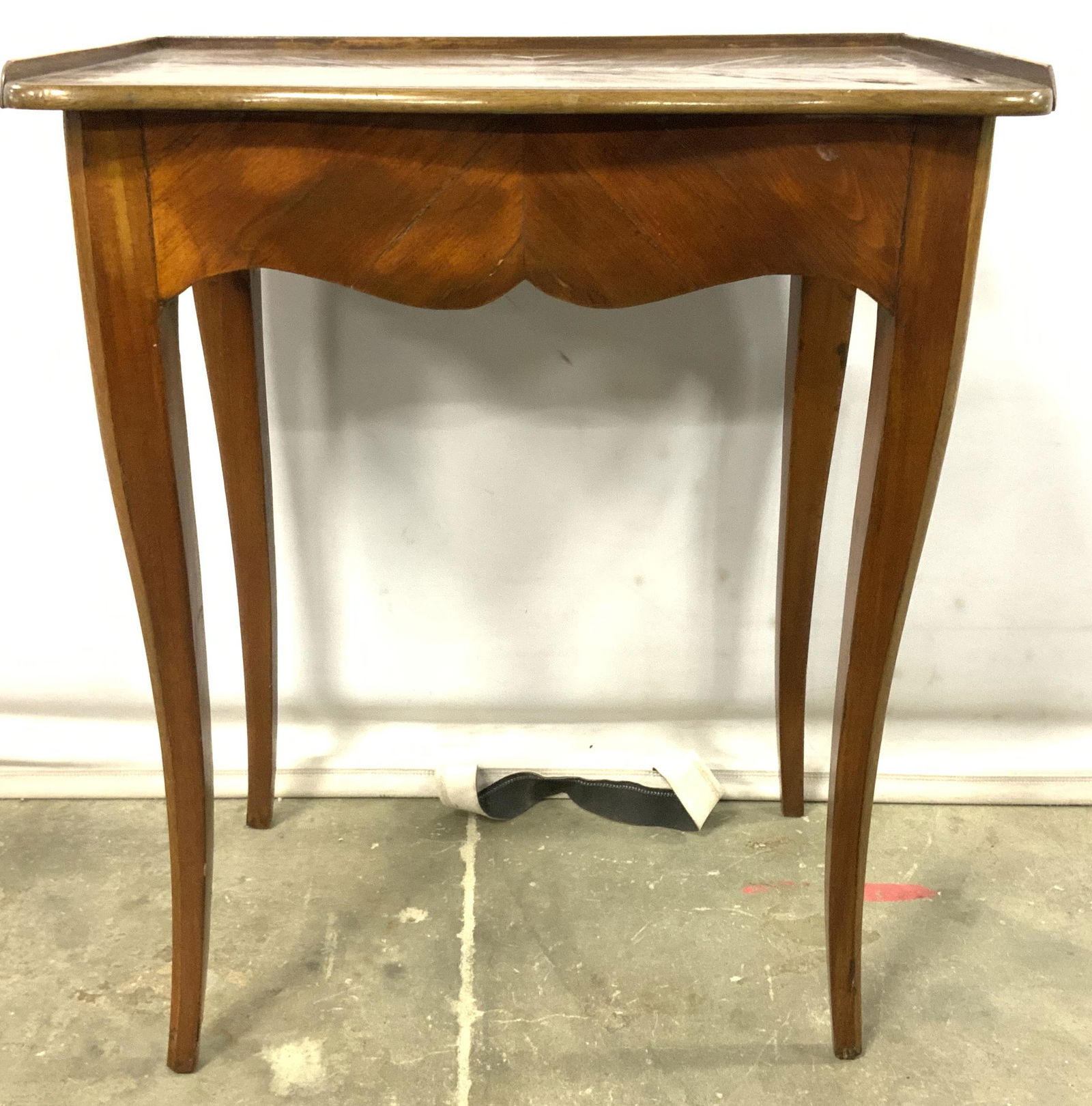Antique Louis XV Style Marquetry Bedside Table (1 of 15)