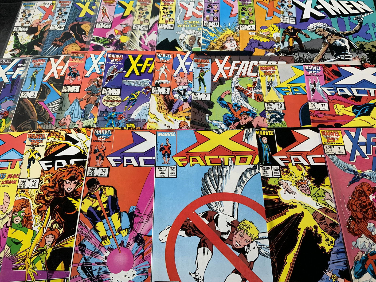 Group Lot Vintage Marvel’s X-MEN & X-FACTOR Comics (1 of 9)