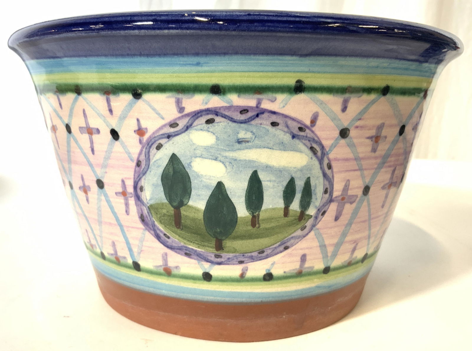 T.T Hand Painted Ceramic Planter (1 of 8)