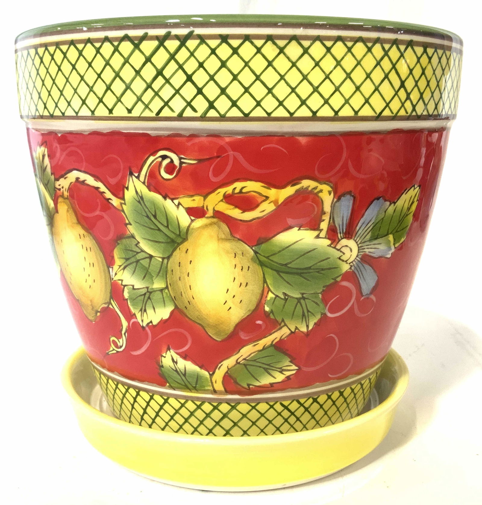 French Province Style Ceramic Fruit Planter (1 of 7)