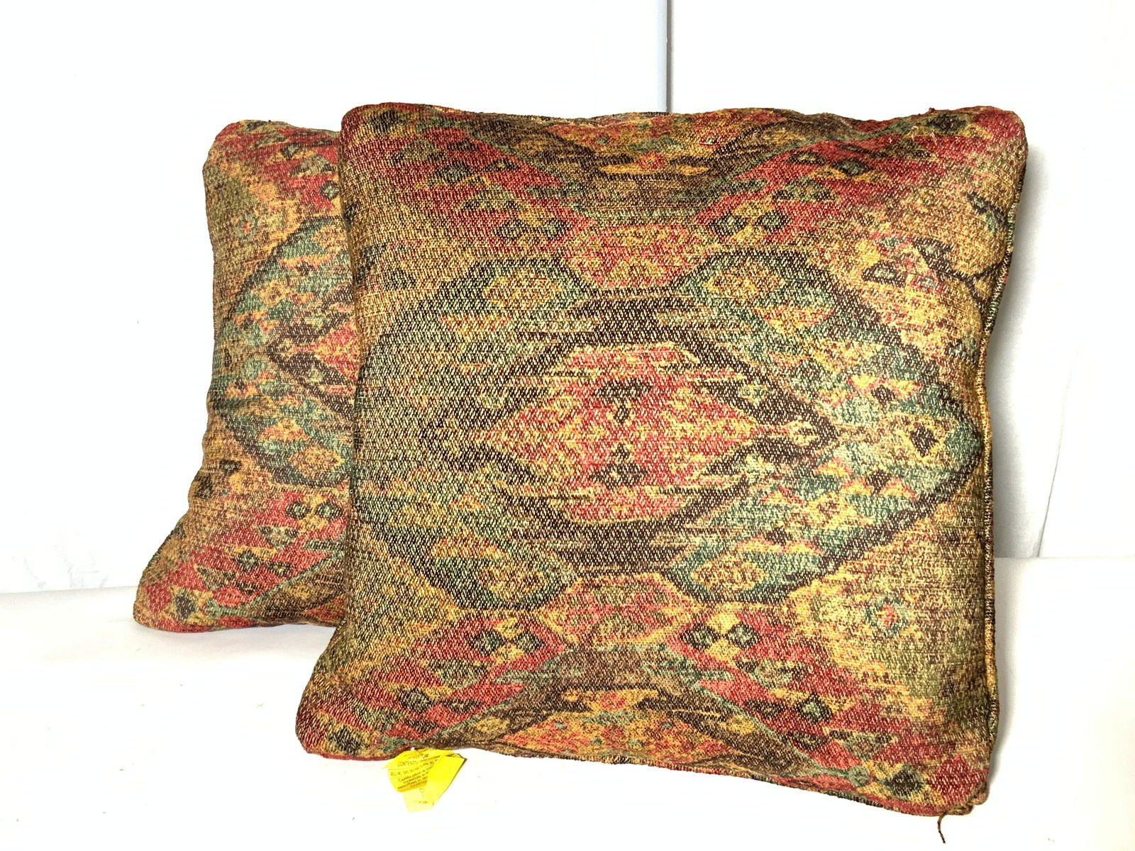 Pr Vintage Southwestern Patterned Toss Pillows (1 of 9)