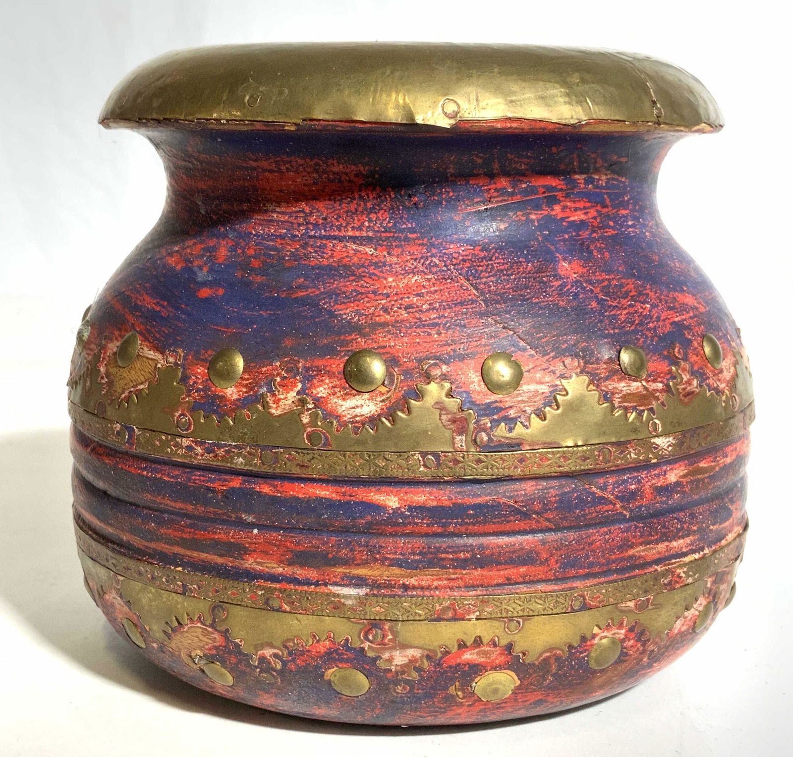 Vintage Folk Art Vessel (1 of 5)