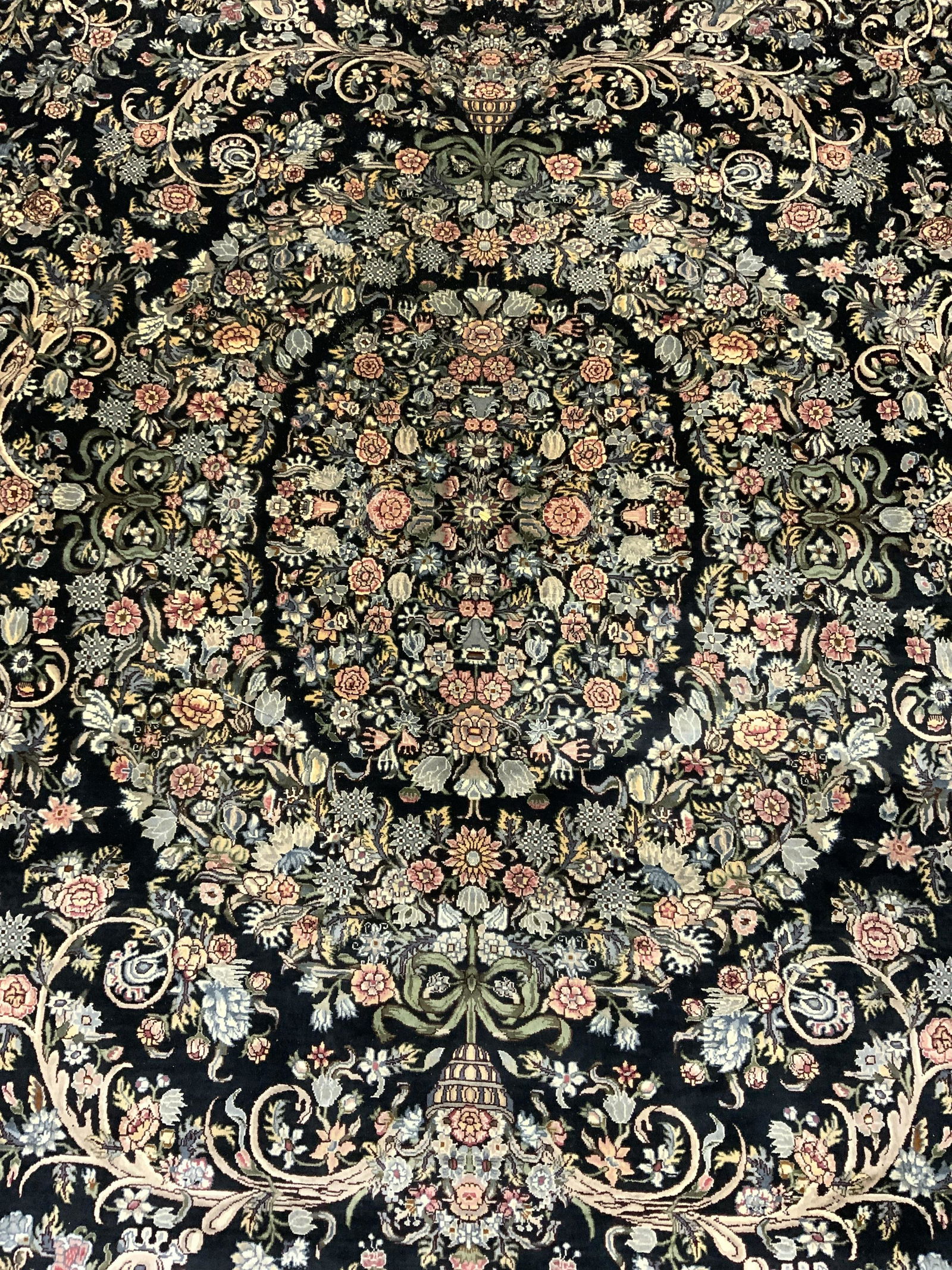 Vintage Oversized Handmade Oriental Wool Rug (1 of 10)