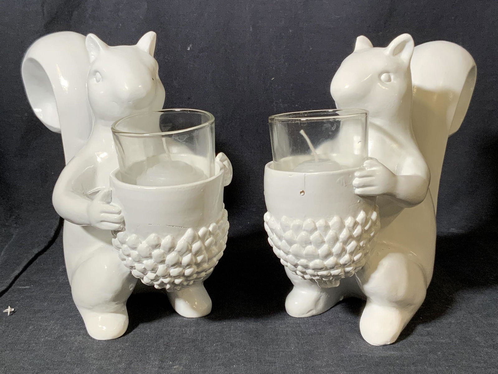 Pair Squirrel Form Candle Holders (1 of 7)