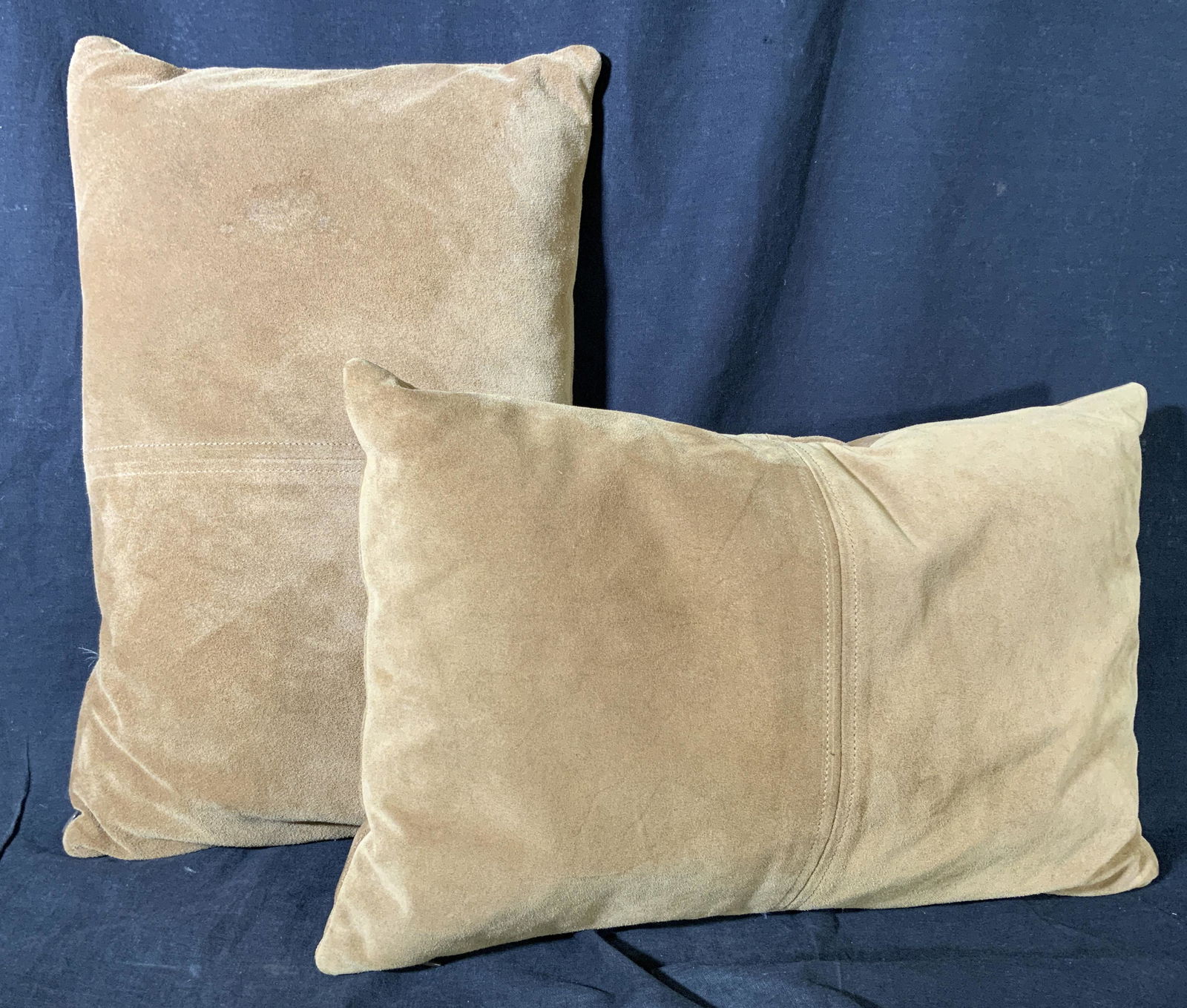 Pair RALPH LAUREN Suede Throw Pillows, Italy (1 of 6)