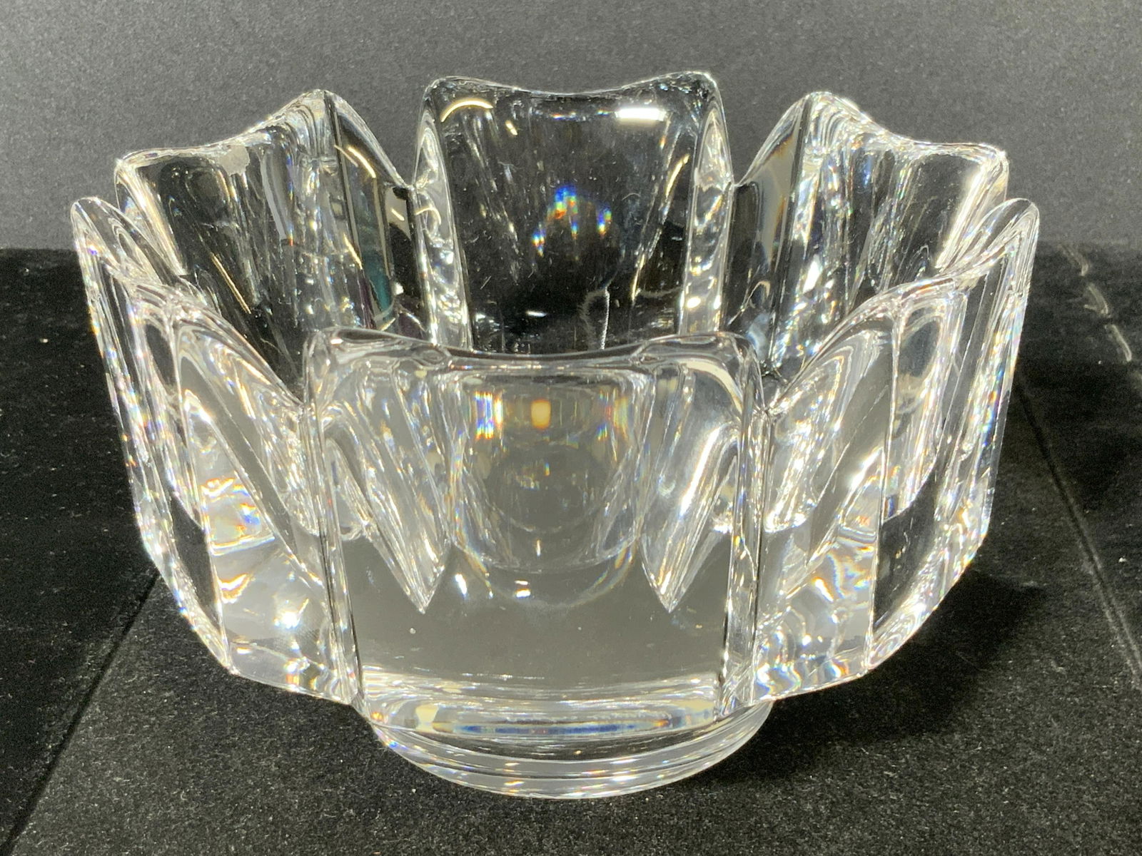 Vintage ORREFORS Signed Crystal Bowl (1 of 7)