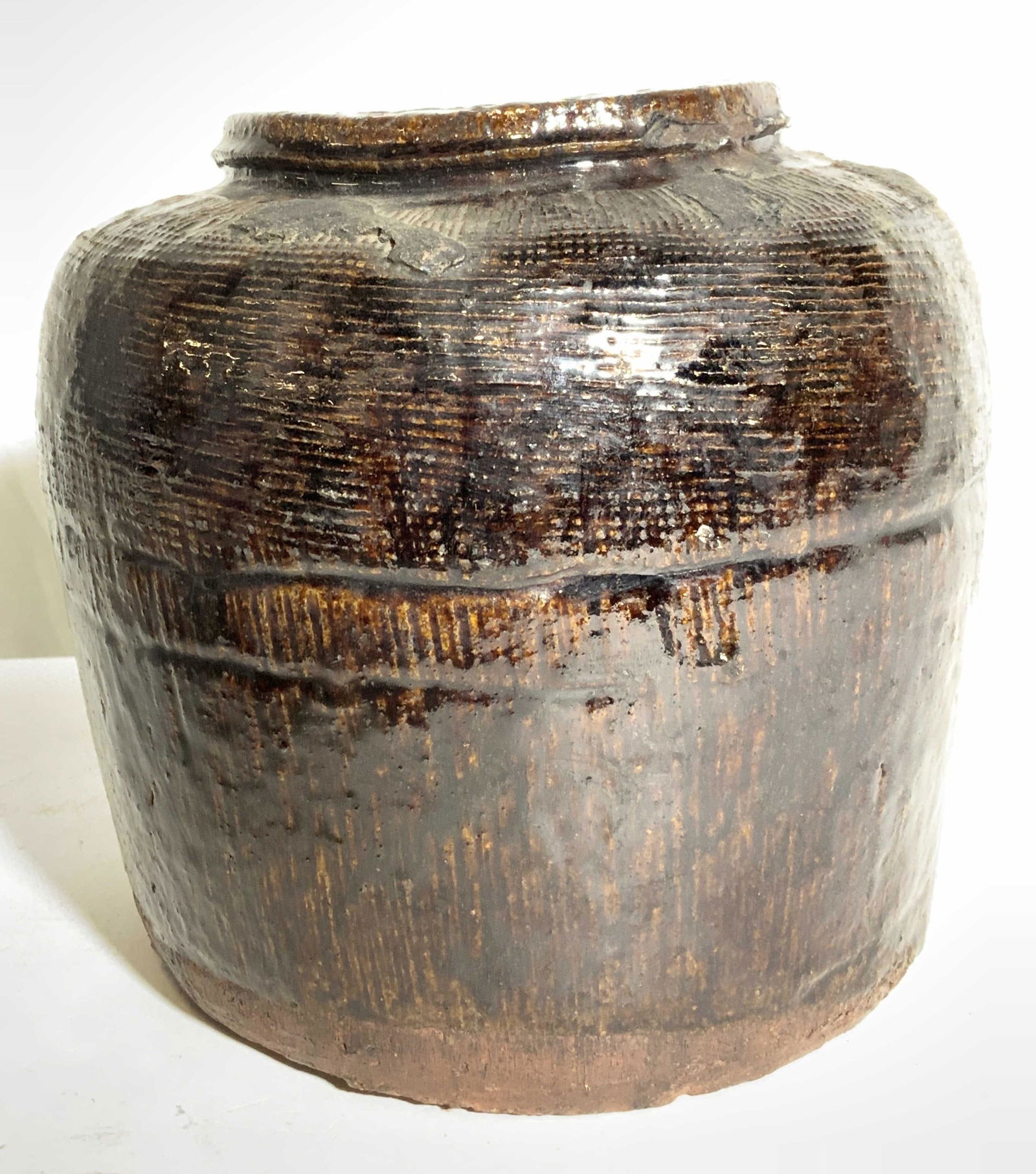 Vintage Earthenware Jar (1 of 5)