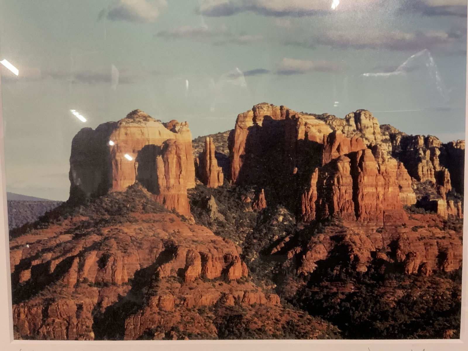 DAVID W. MARTIN Signed Sedona Photograph: DAVID W. MARTIN Signed Sedona Photograph, signature to lower right illegible, verso reads ‘David W. Martin Fine Nature Photography’, subject a Sedona’s red rock forms, measures 15 1/8 x 13 1/8,
