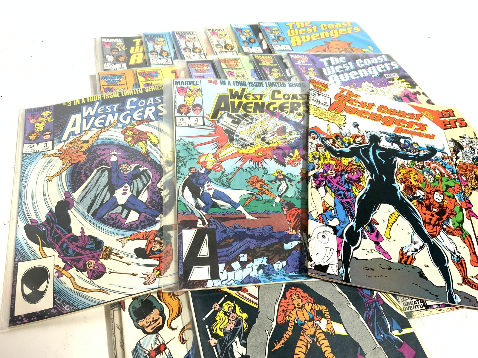 Group Lot Vintage WEST COAST AVENGERS Comics (1 of 9)