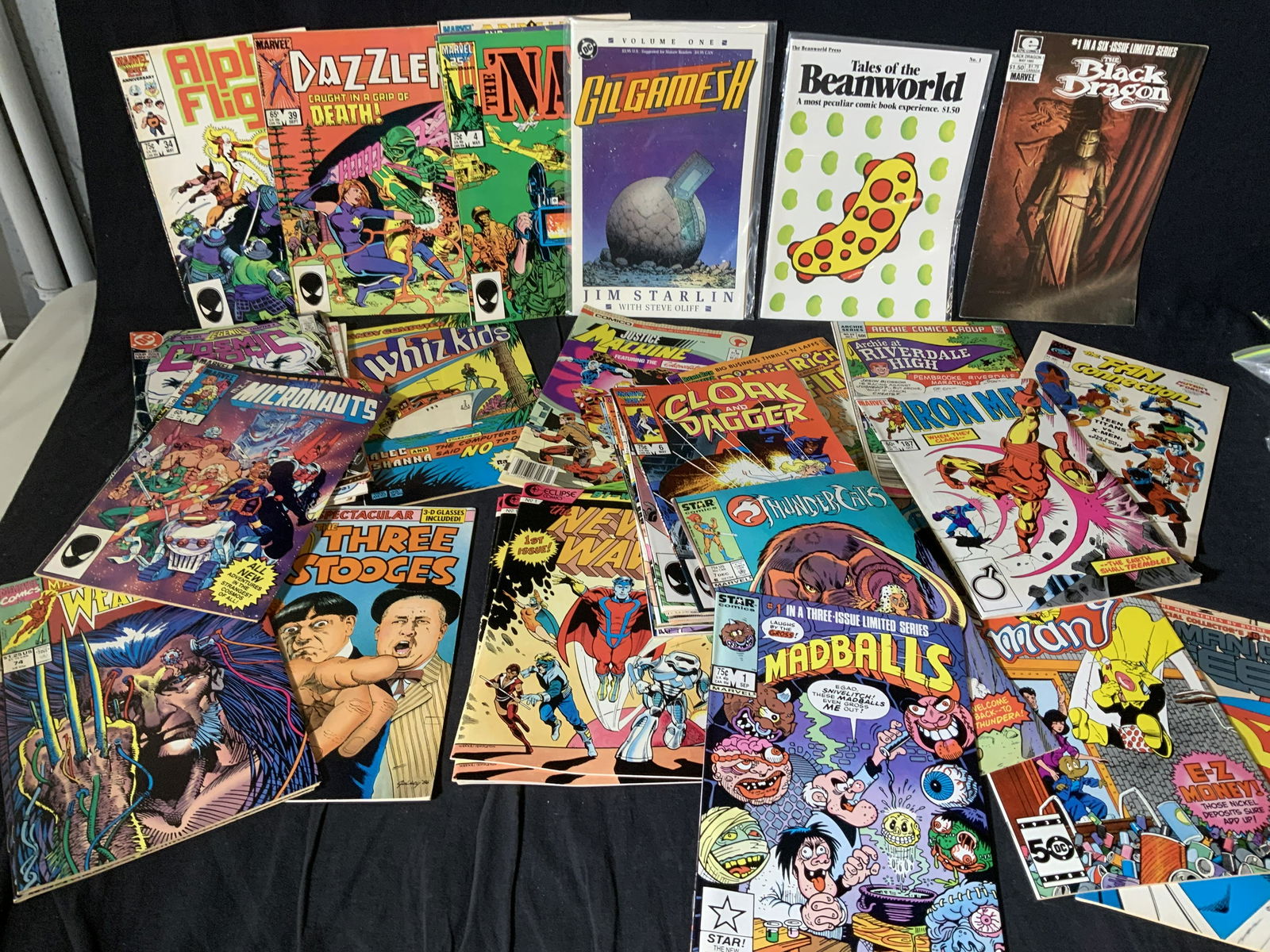 Lrg Lot Collect. Comics Marvel DC Eclipse Star (1 of 10)