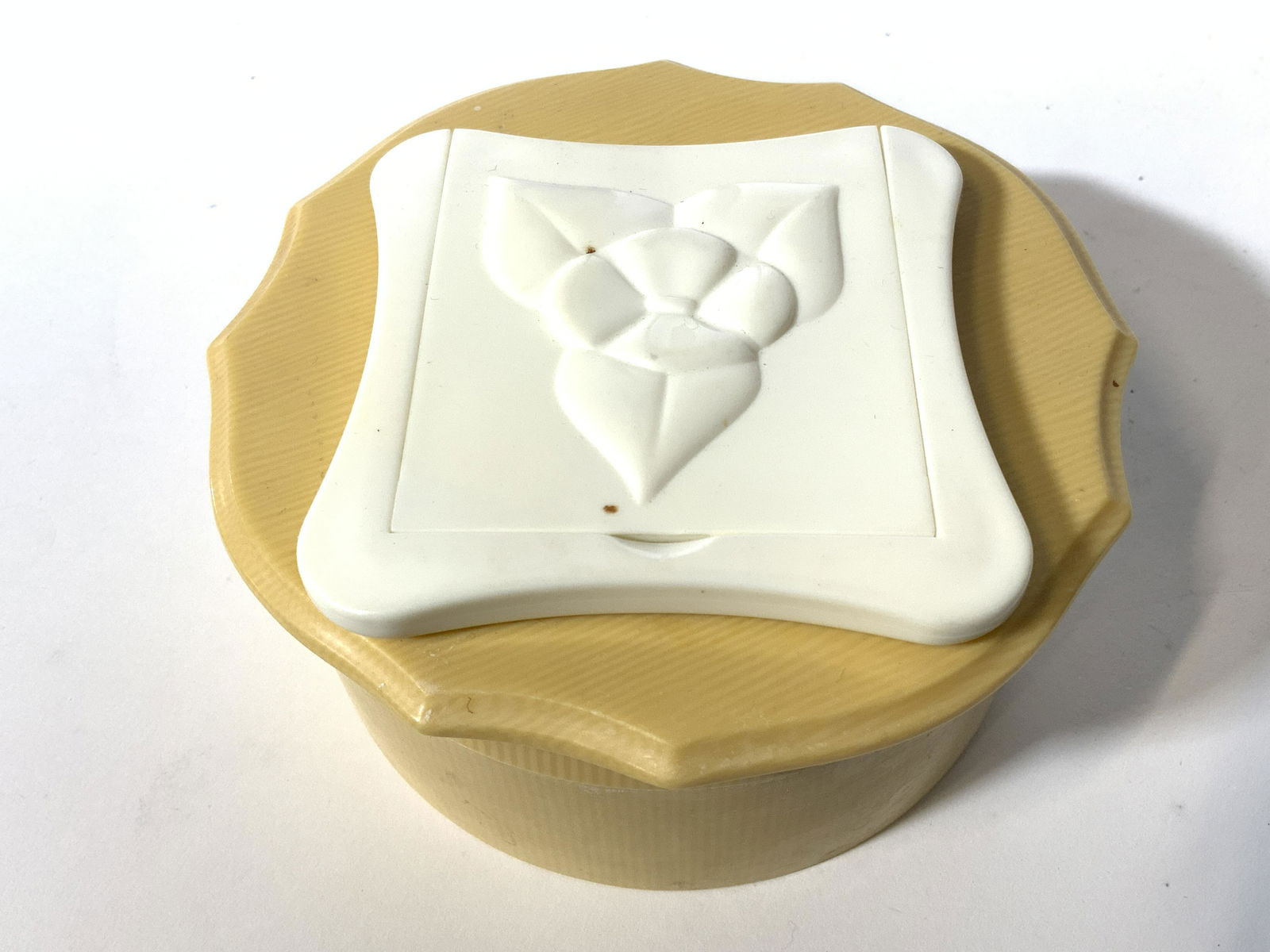 Lot 2 Vintage Bakelite Powder Box & Mirror (1 of 7)