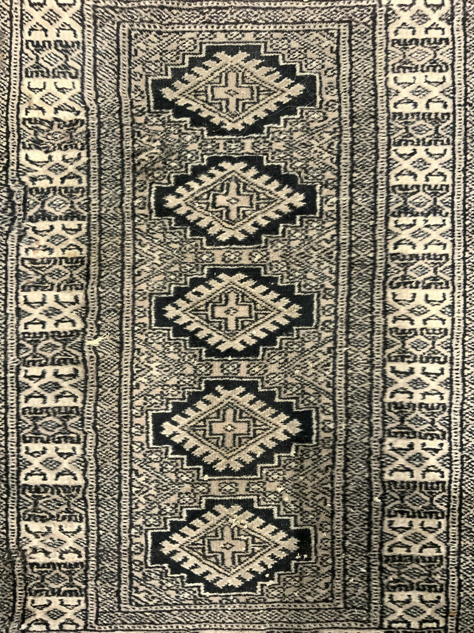 Vintage Handmade Wool Caucasian Area Rug (1 of 8)