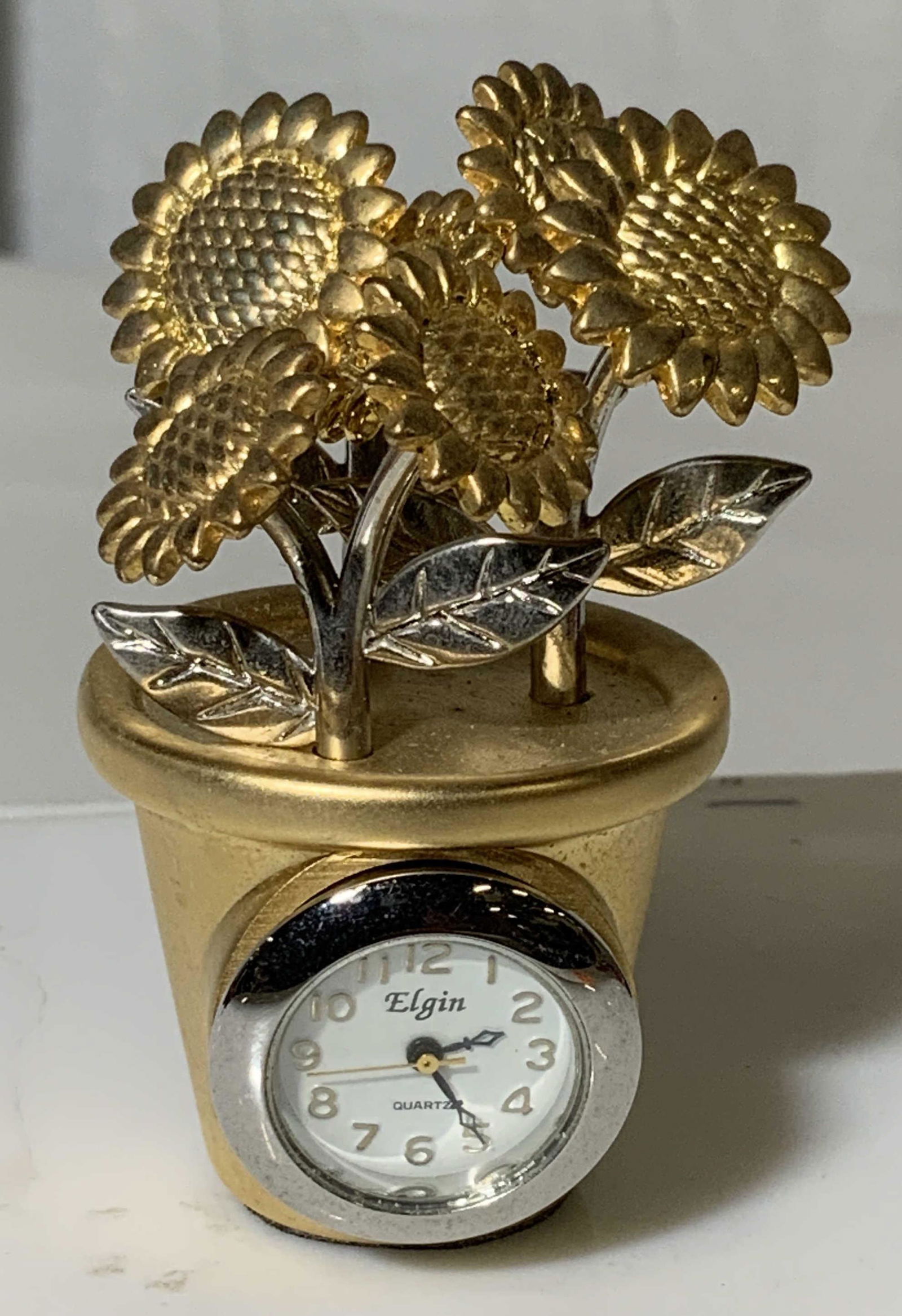 ELGIN Collectible Mini Clock, Org Box (1 of 6)