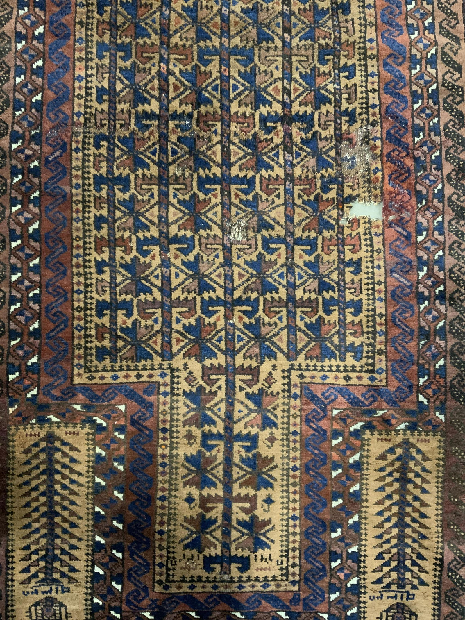Vintage Handmade Wool Area Rug (1 of 8)