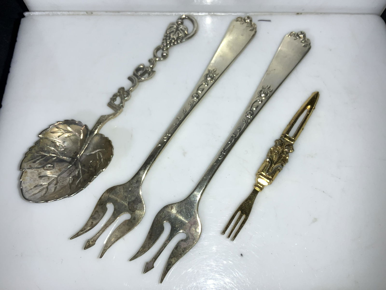 Vintage Sterling Silver Cocktail Flatware, 4 (1 of 9)