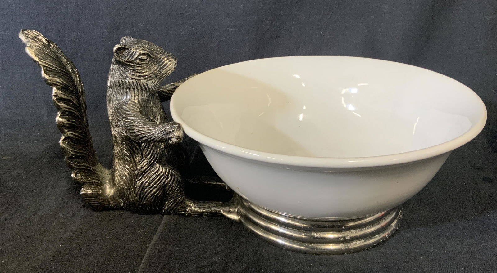Metal Decorative Squirrel Serving Bowl (1 of 6)